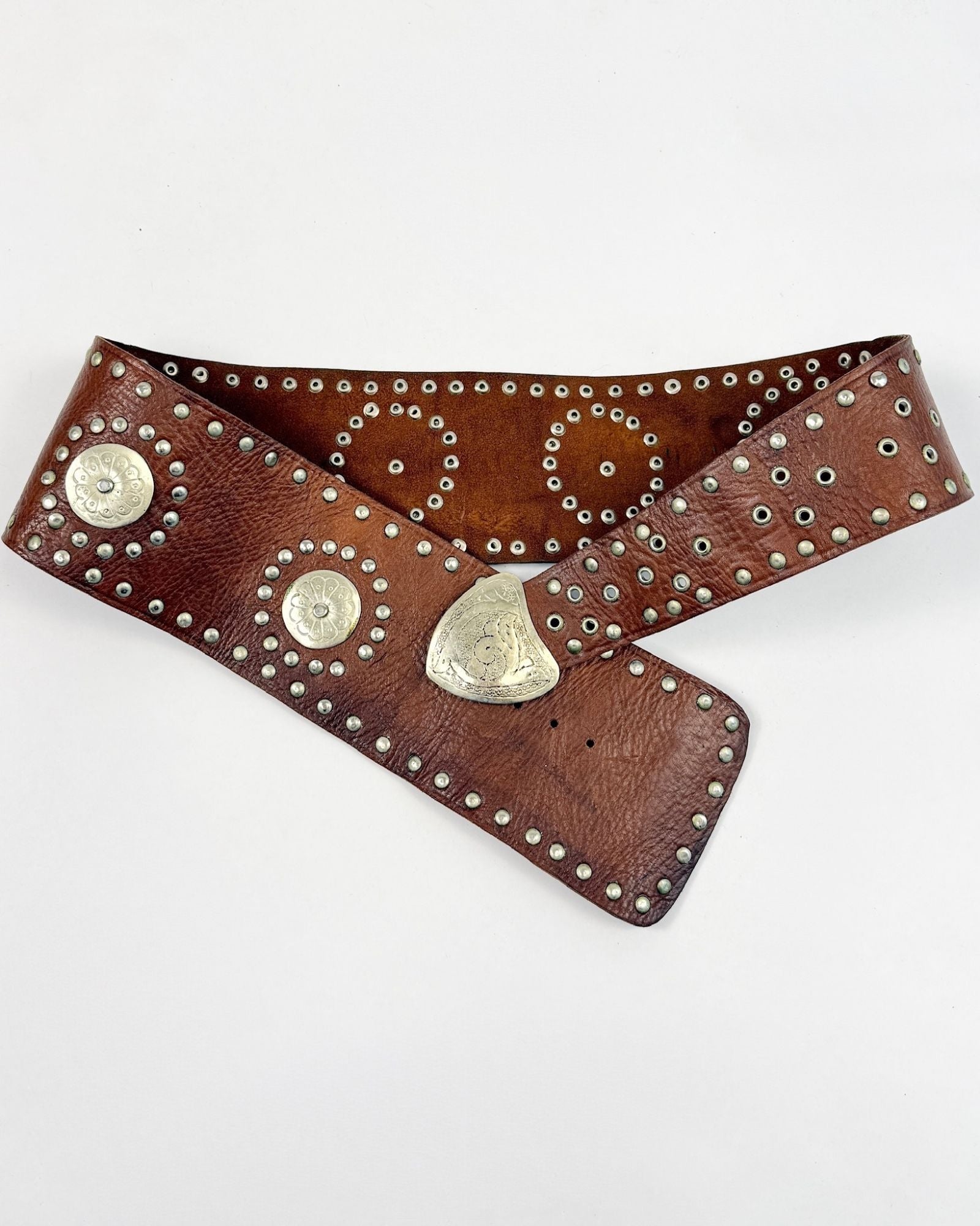 Extra Wide Studded Moroccan Belt