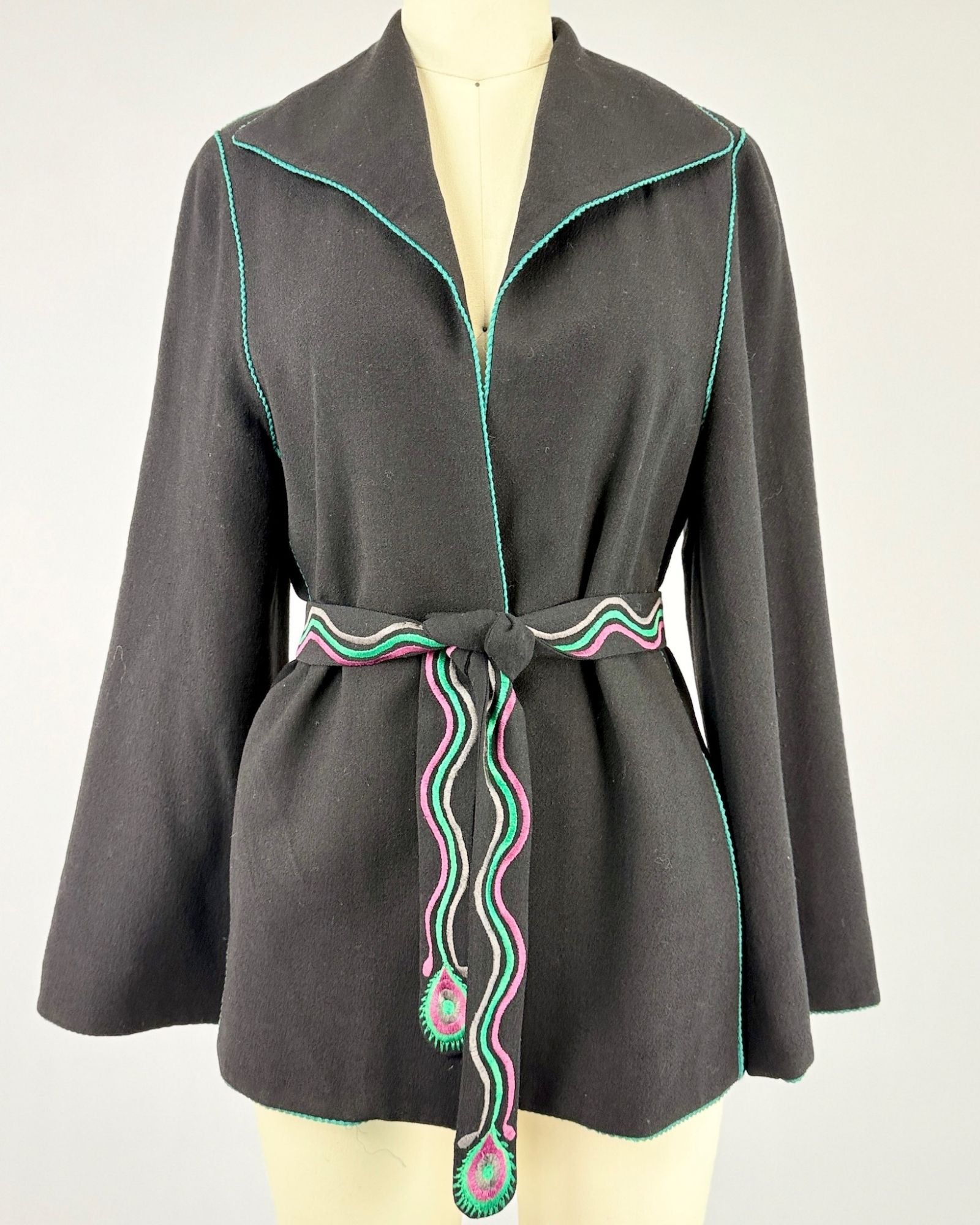 Janice Wain Wright Peacock Blazer