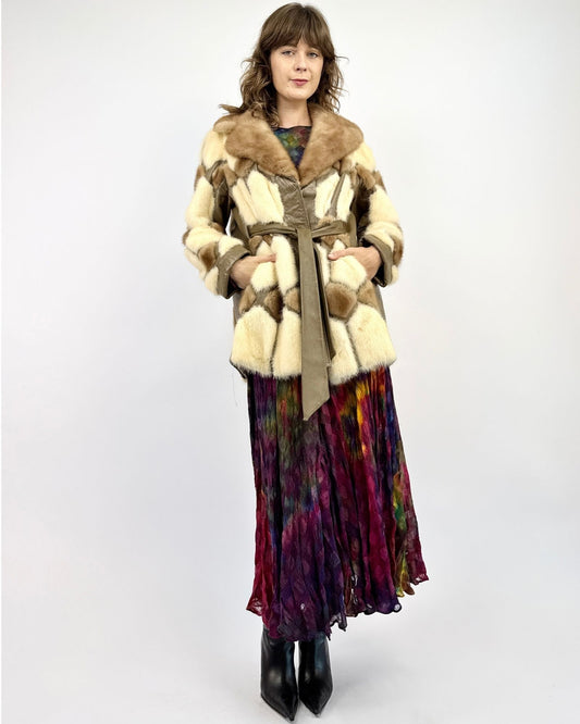 1960s Brave The Cold Fur Coat