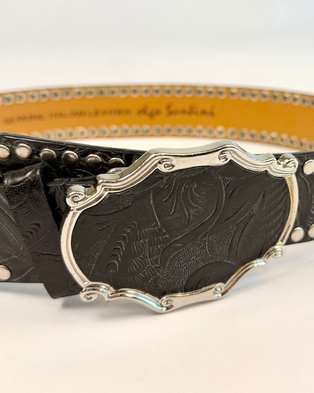 Olga Santini Tooled Studded Belt