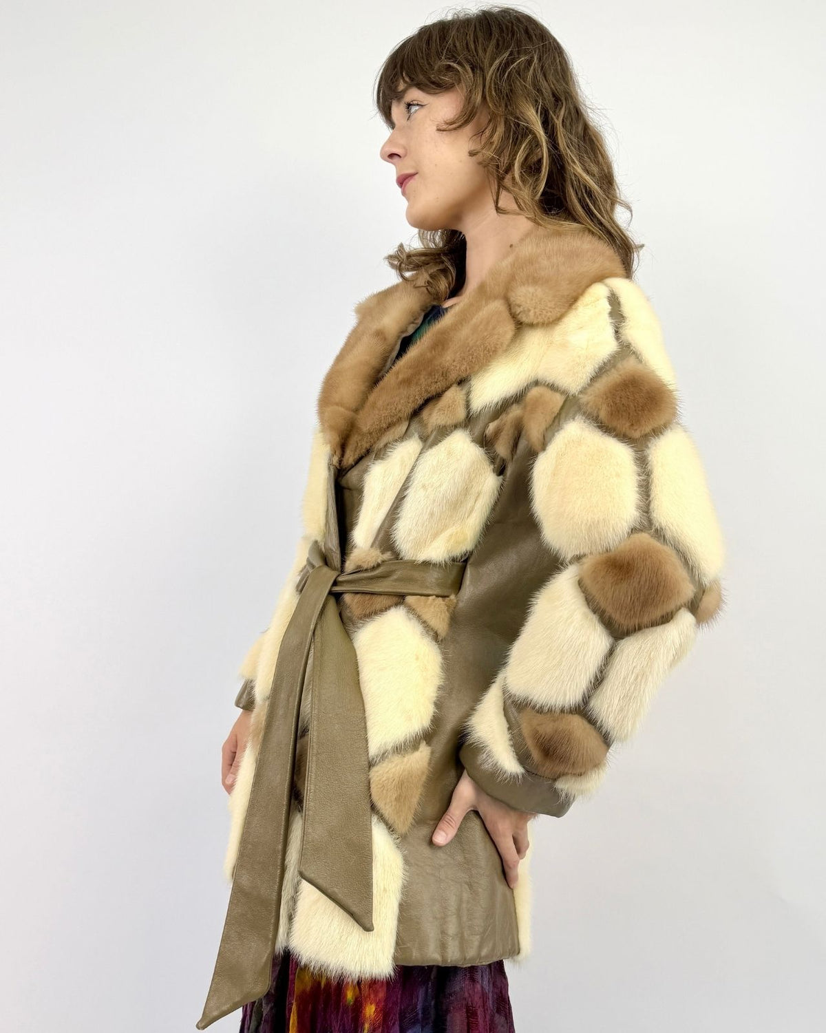 1960s Brave The Cold Fur Coat