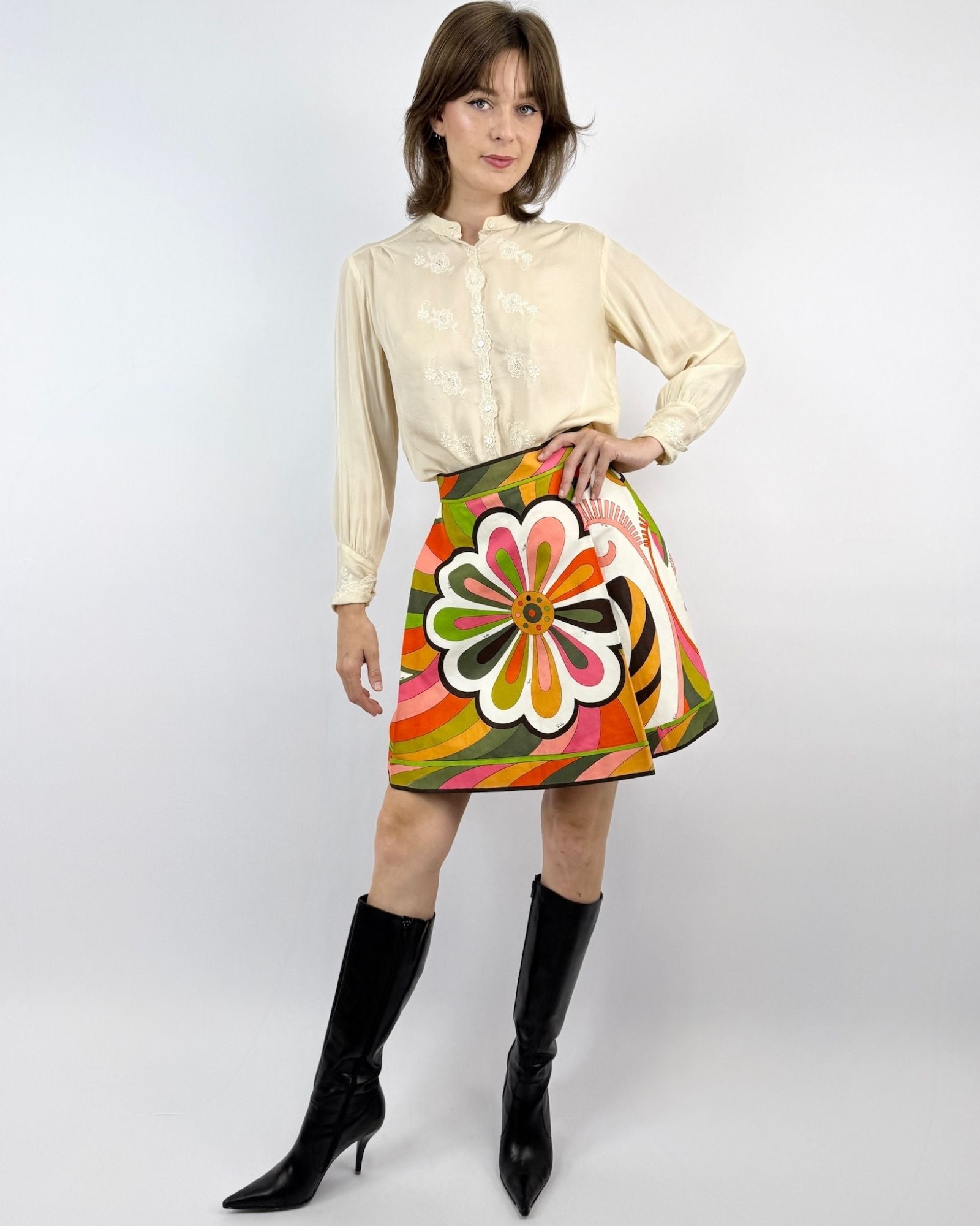 Pucci Flower Power Forever Skirt