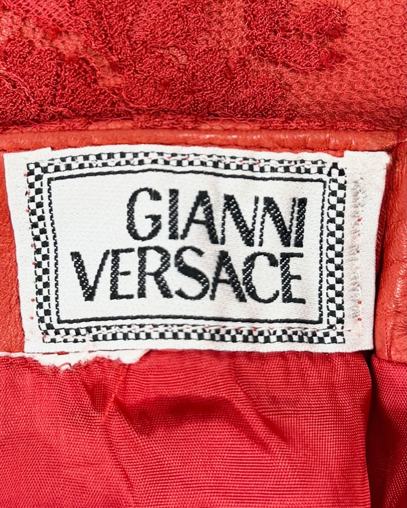 Versace Sonnets From Cupid Lace Skirt