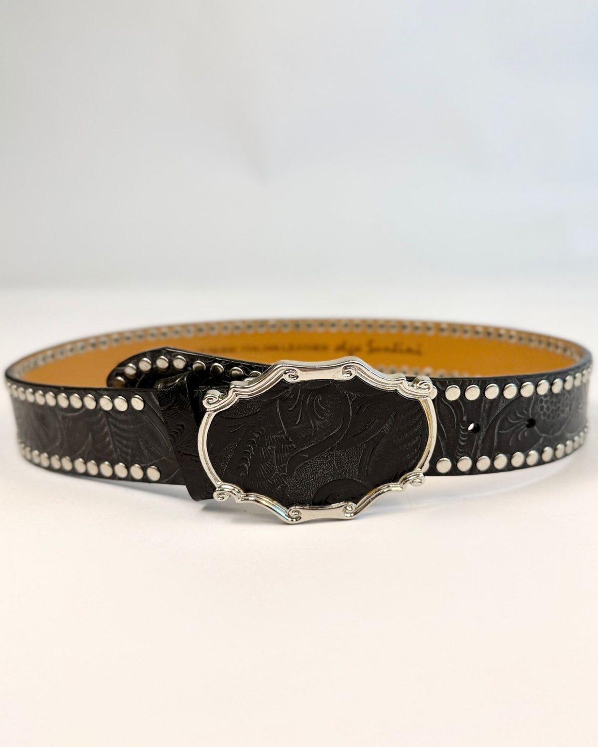 Olga Santini Tooled Studded Belt