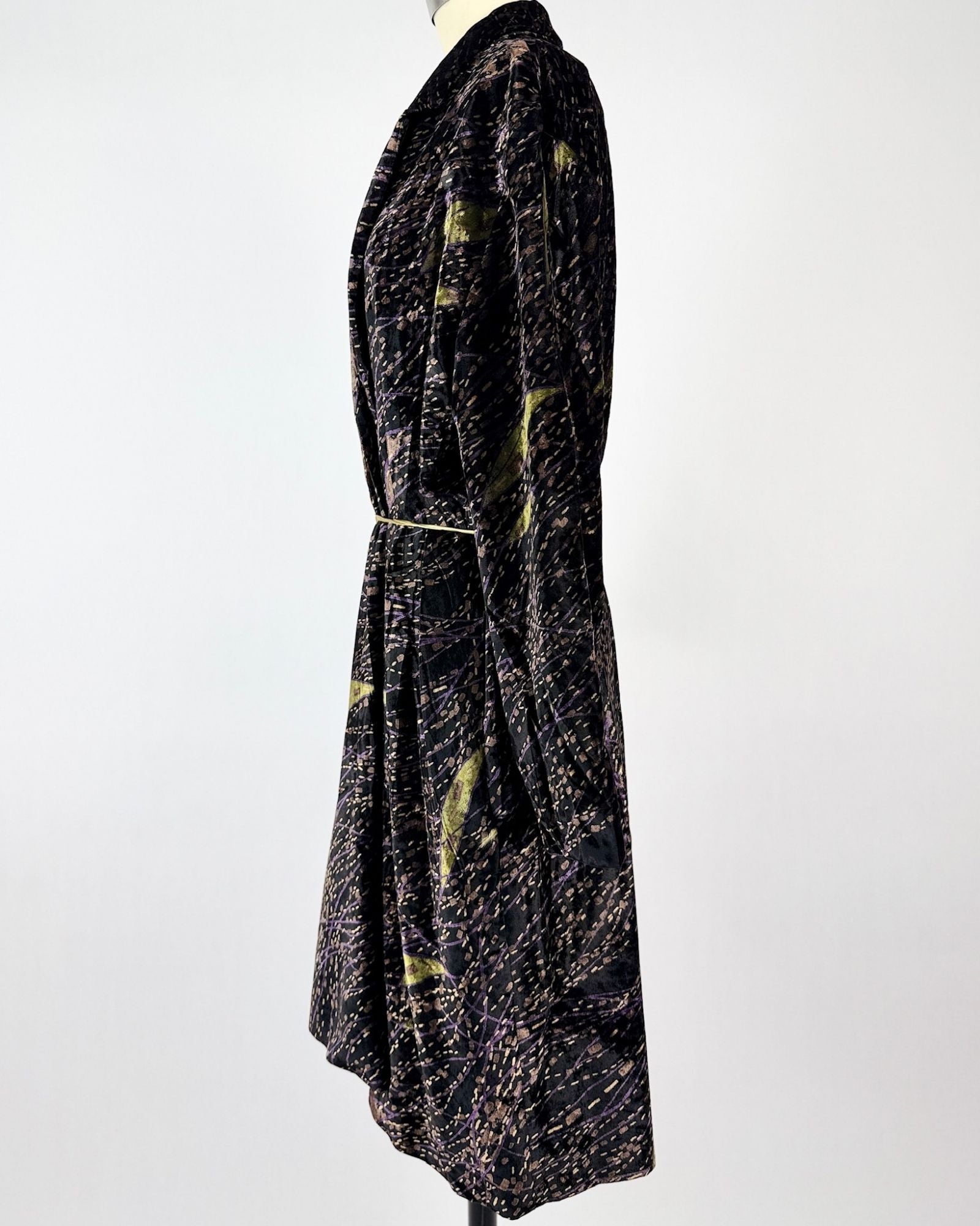 Purple Rain Silk Velvet Jacket