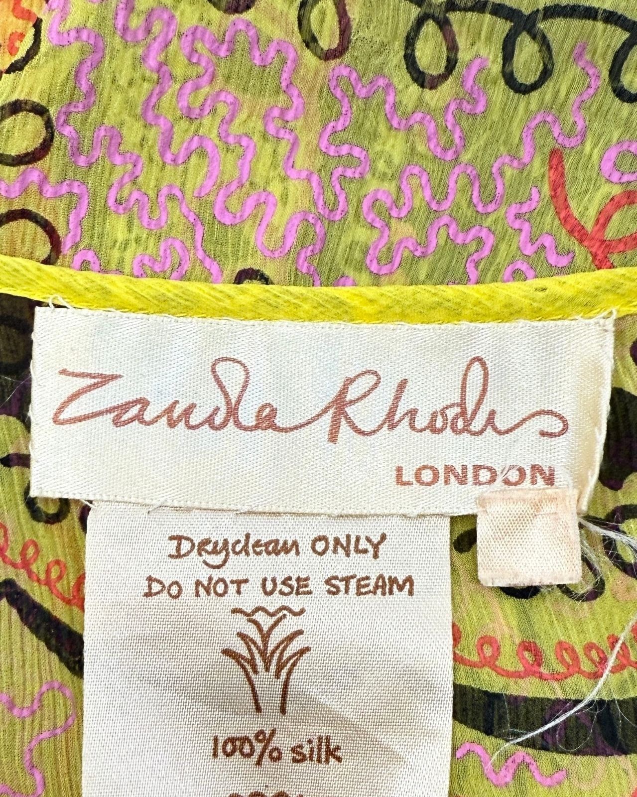 Zandra Rhodes Flutter Chiffon Tunic