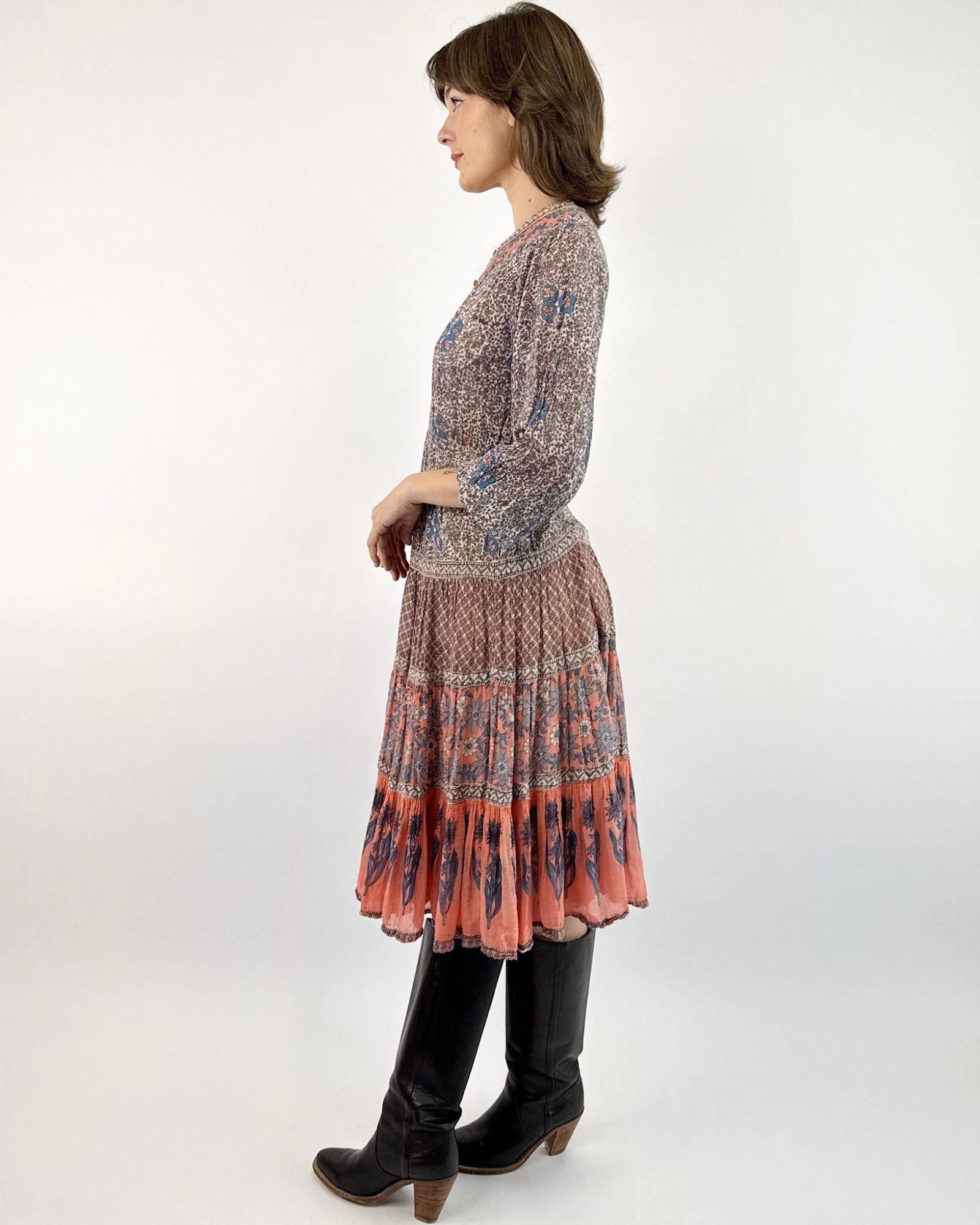 Fireside Floral Casa Blanca Sundress