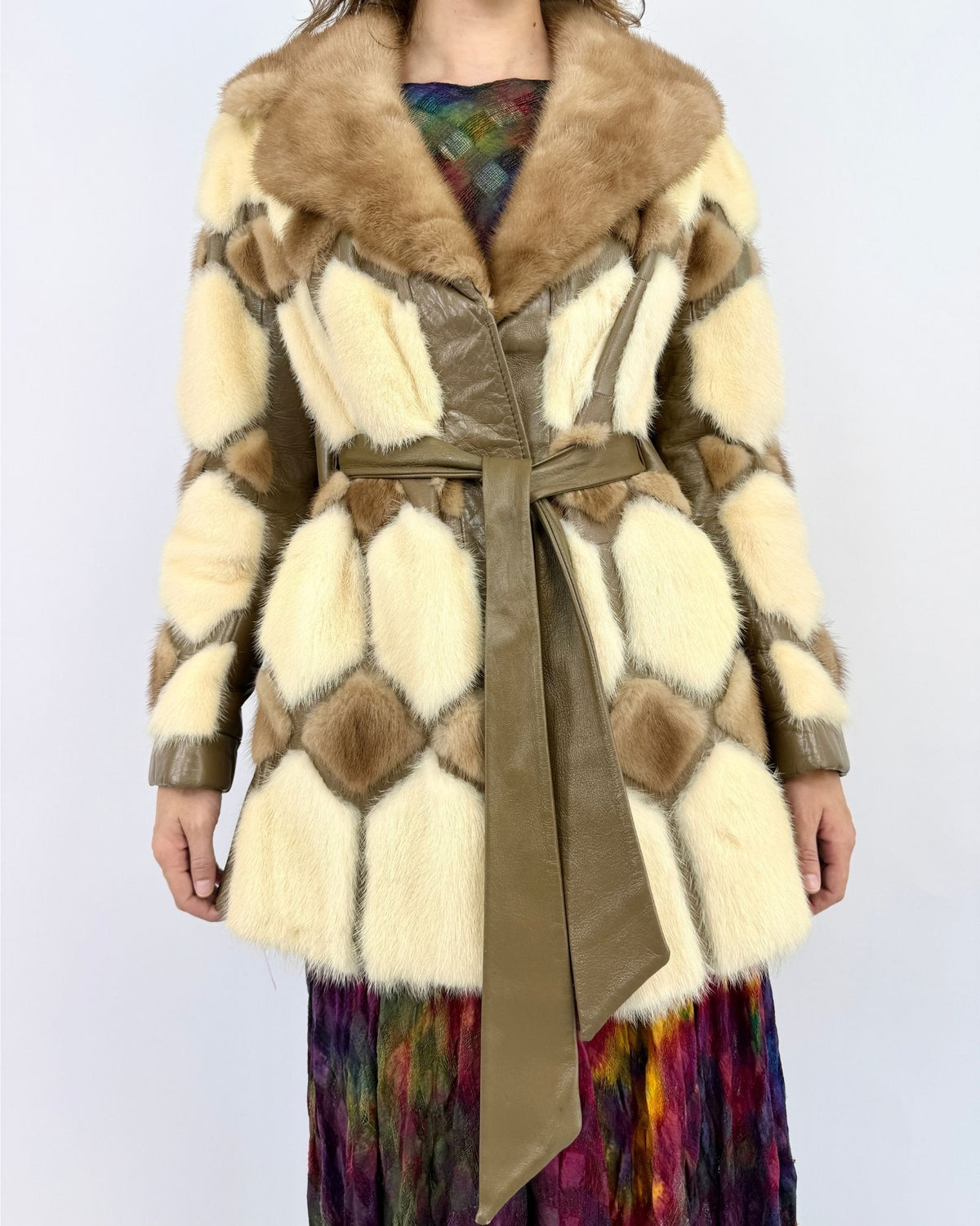 1960s Brave The Cold Fur Coat