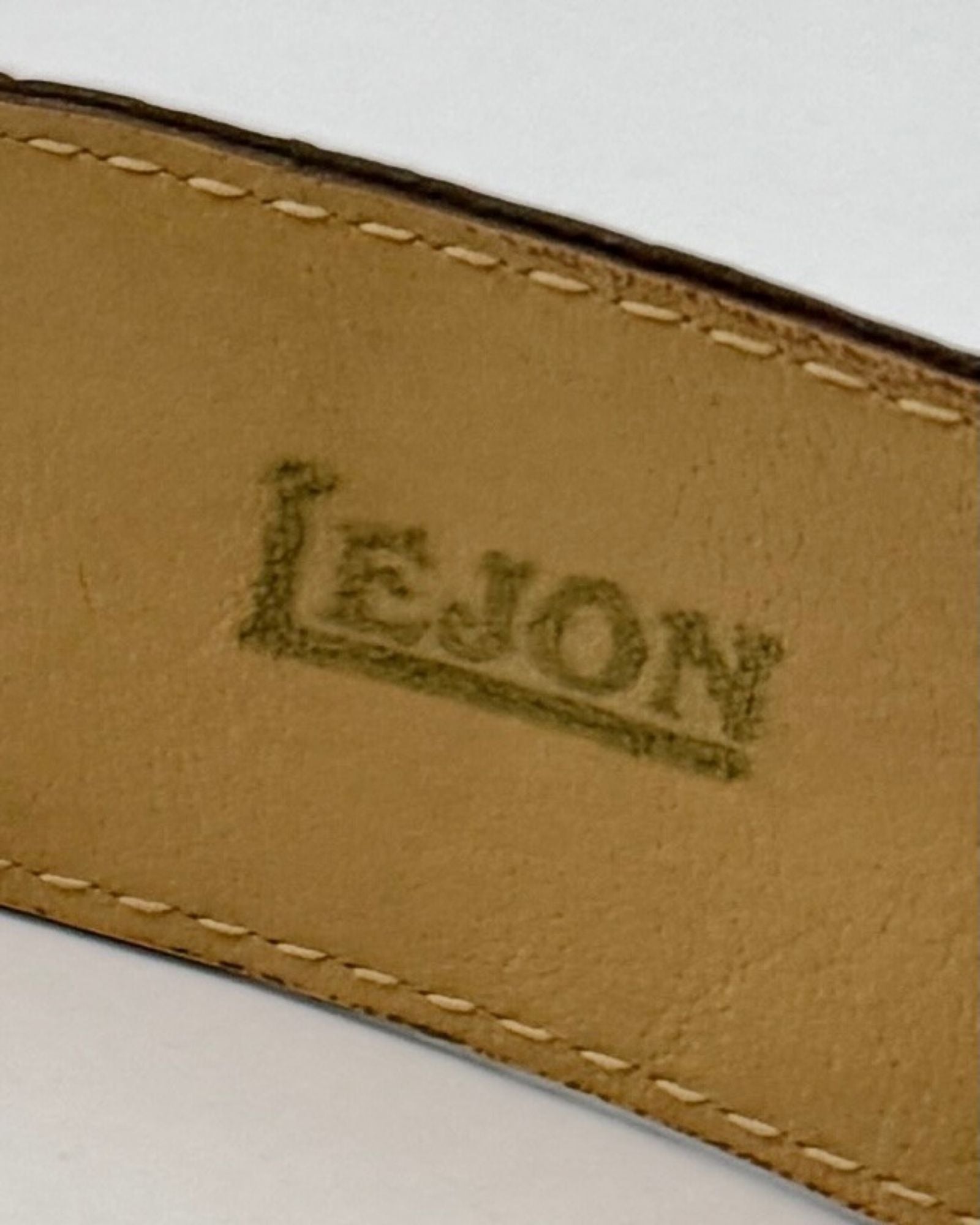 Brown Alligator Belt