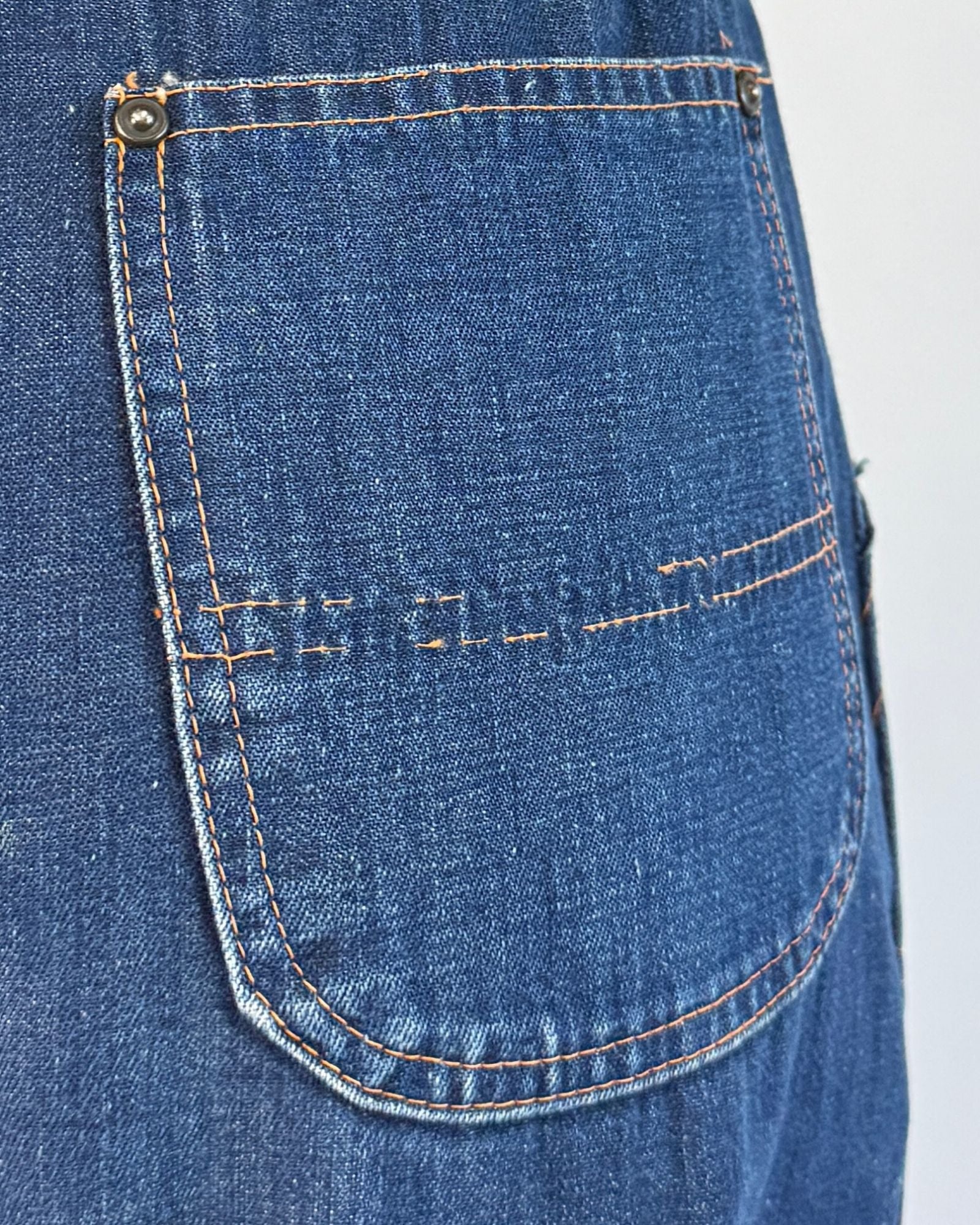 1950s Long Way Gone Side Zip Jeans