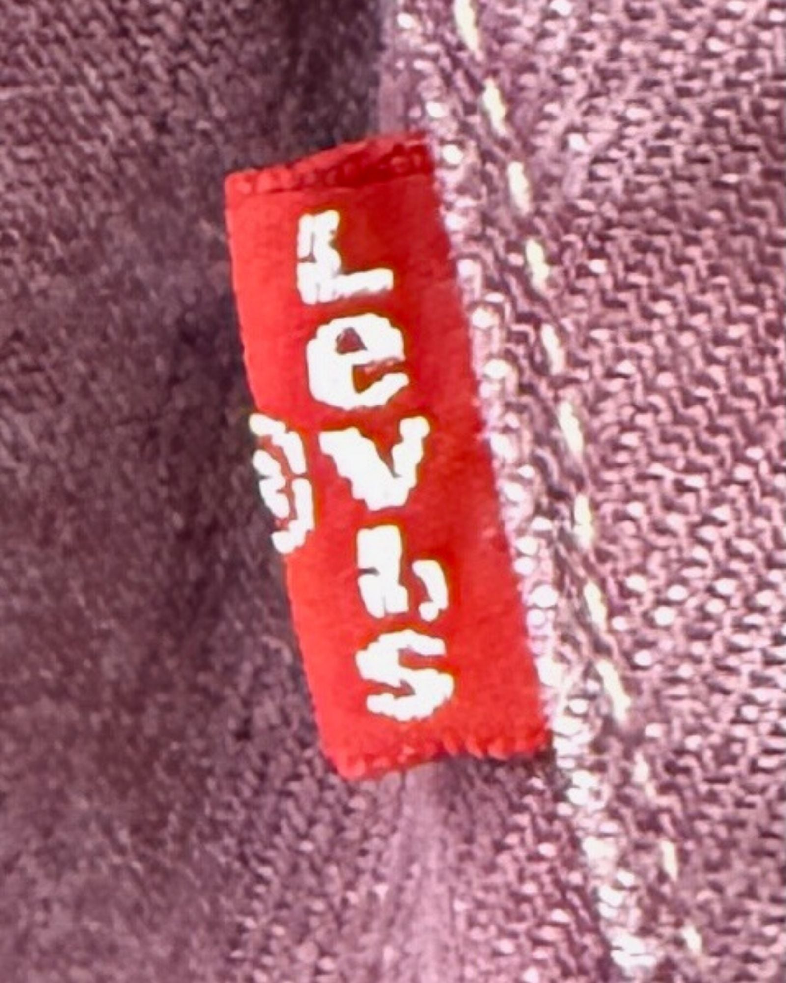 Sugar Plum Levi's Over Dyed 501s