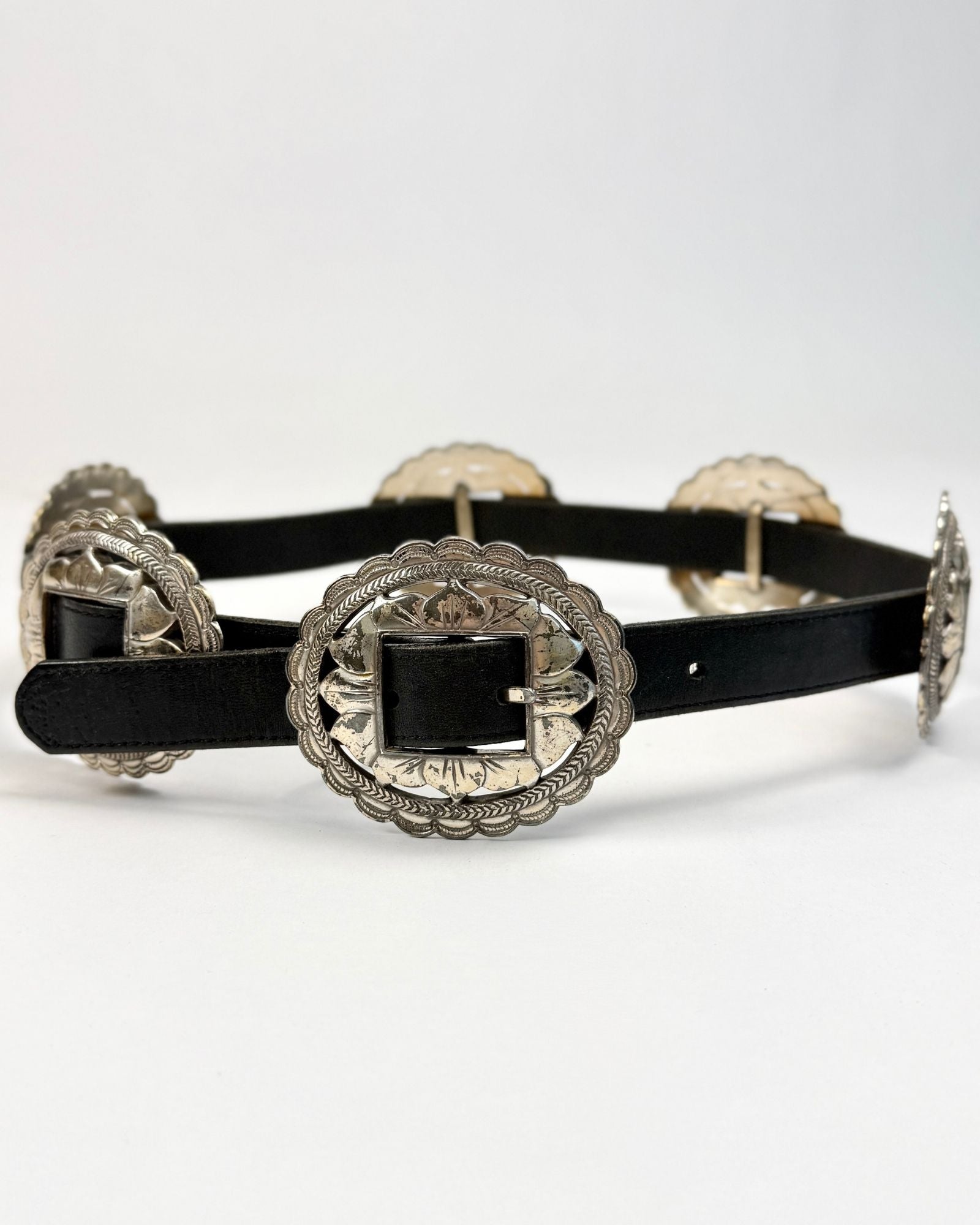 Brighton Black Concho Belt