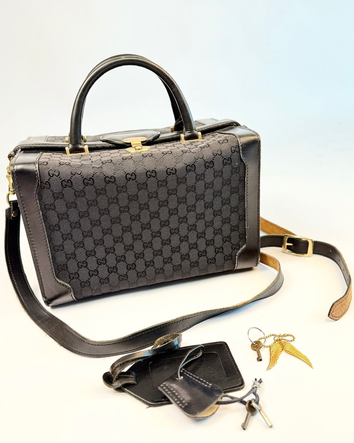 Gucci Black Train Case