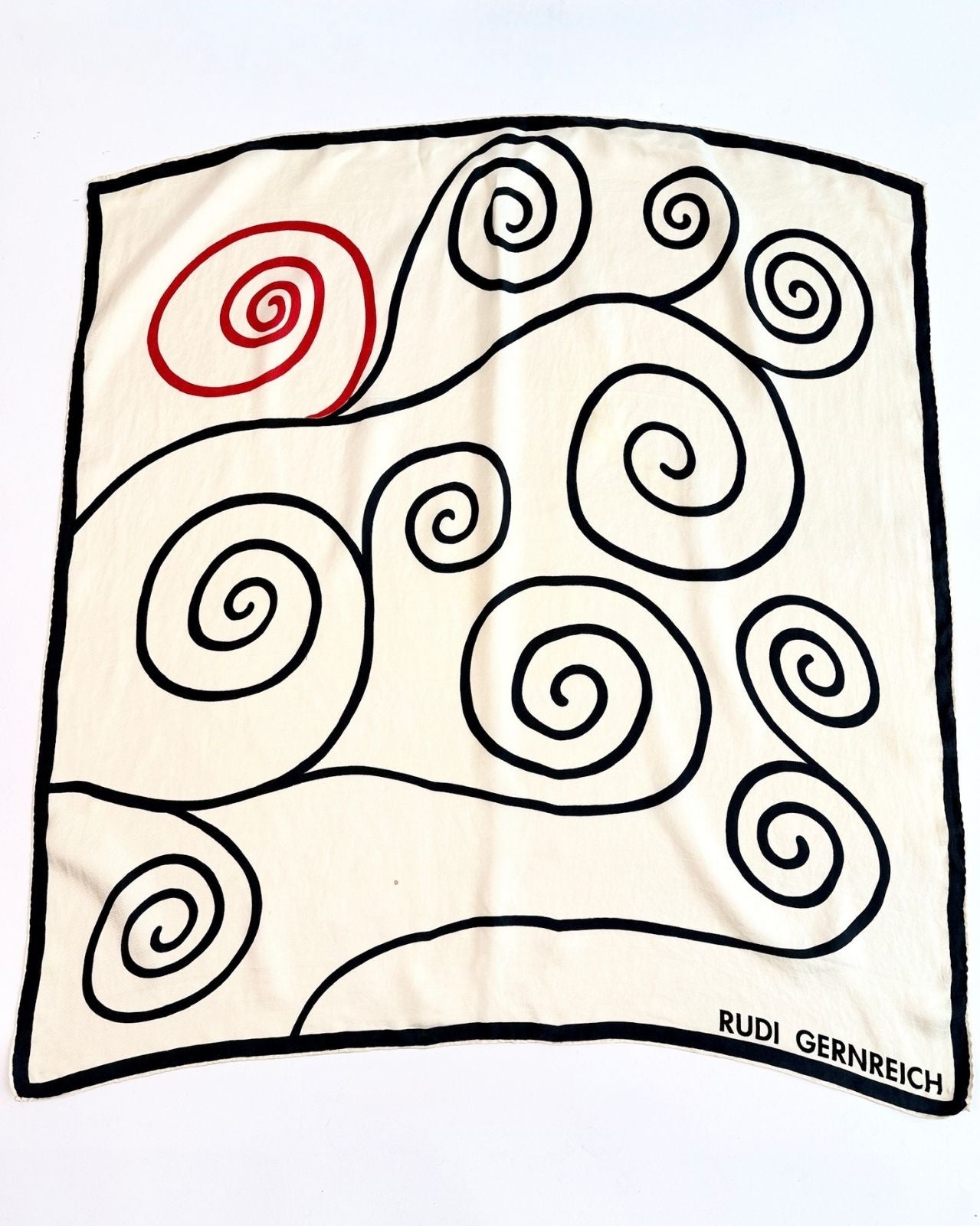 Rudi Gernreich Silk Scarf