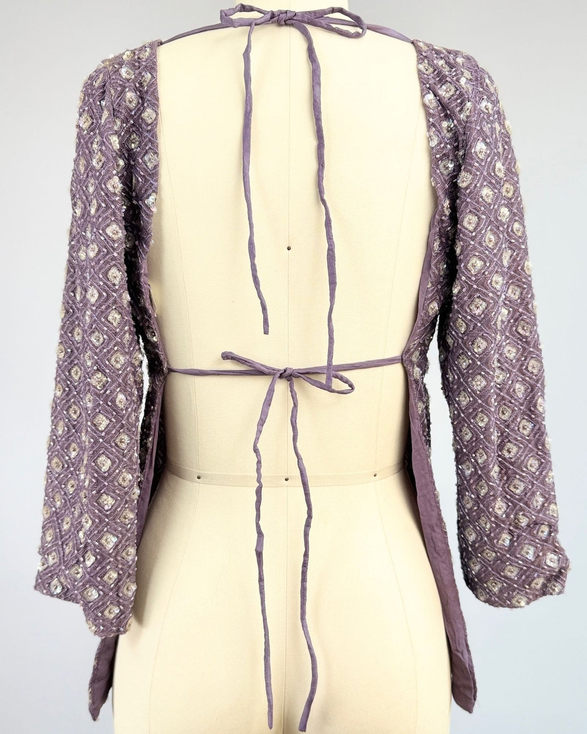 Lavender Beaded Top