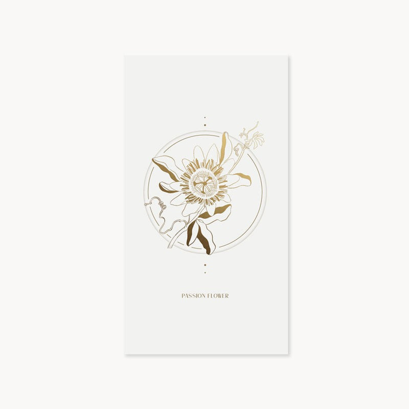 Hiromi Takeda Passion Flower Greeting Card
