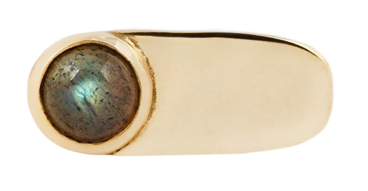 Seaworthy 10k Yellow Gold Labradorite Esposita Ring