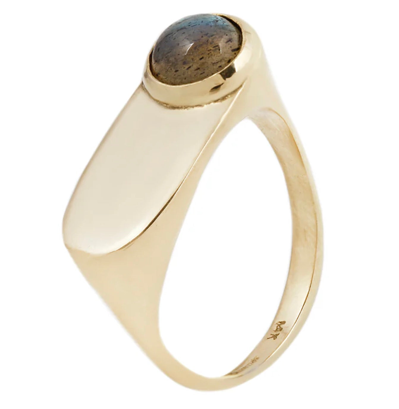 Seaworthy 10k Yellow Gold Labradorite Esposita Ring
