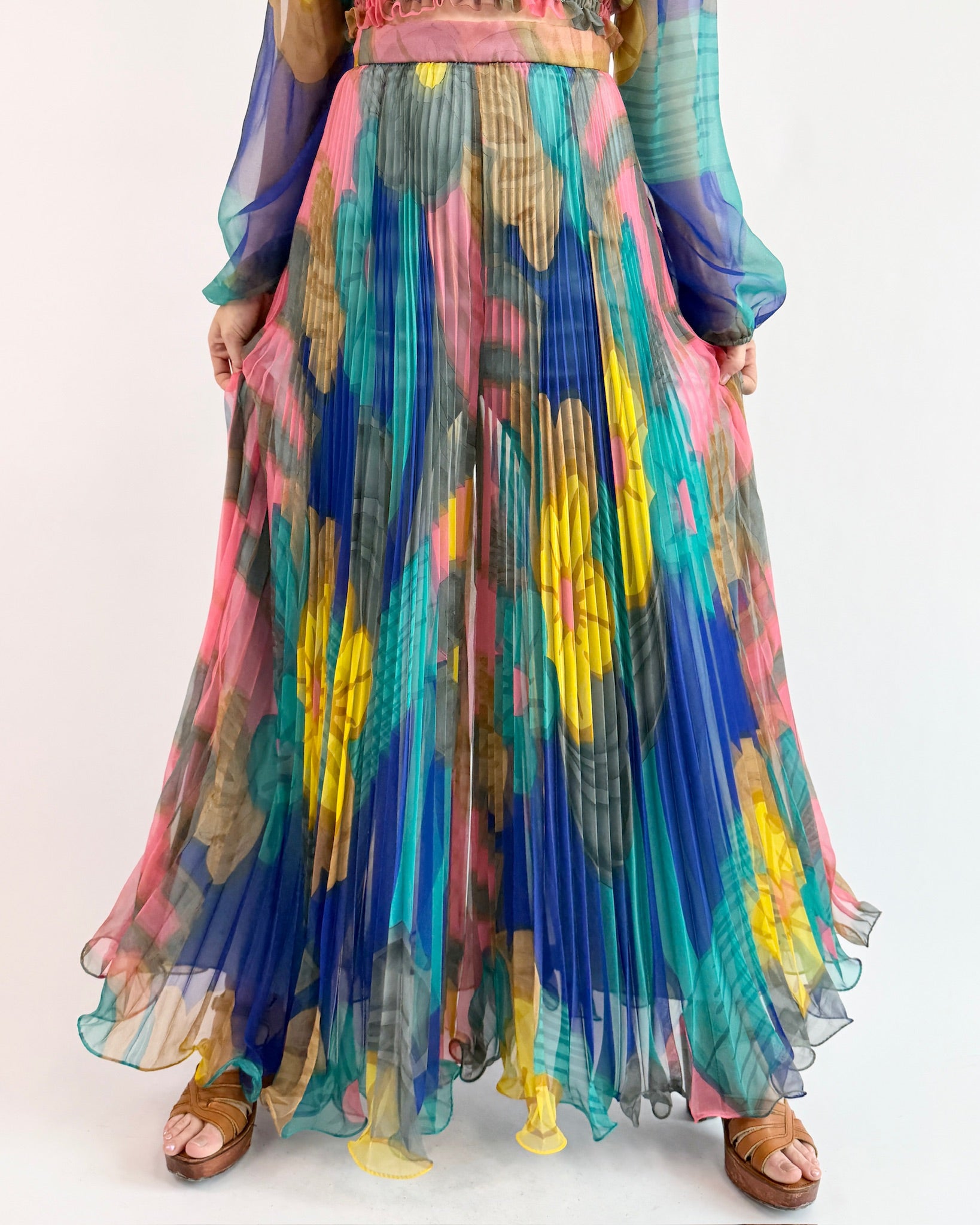 70s Feeling Butterflies Two Piece Set