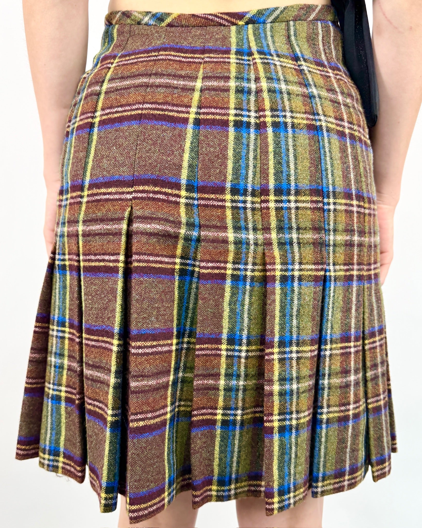 Vivienne Westwood Wool Plaid Skirt