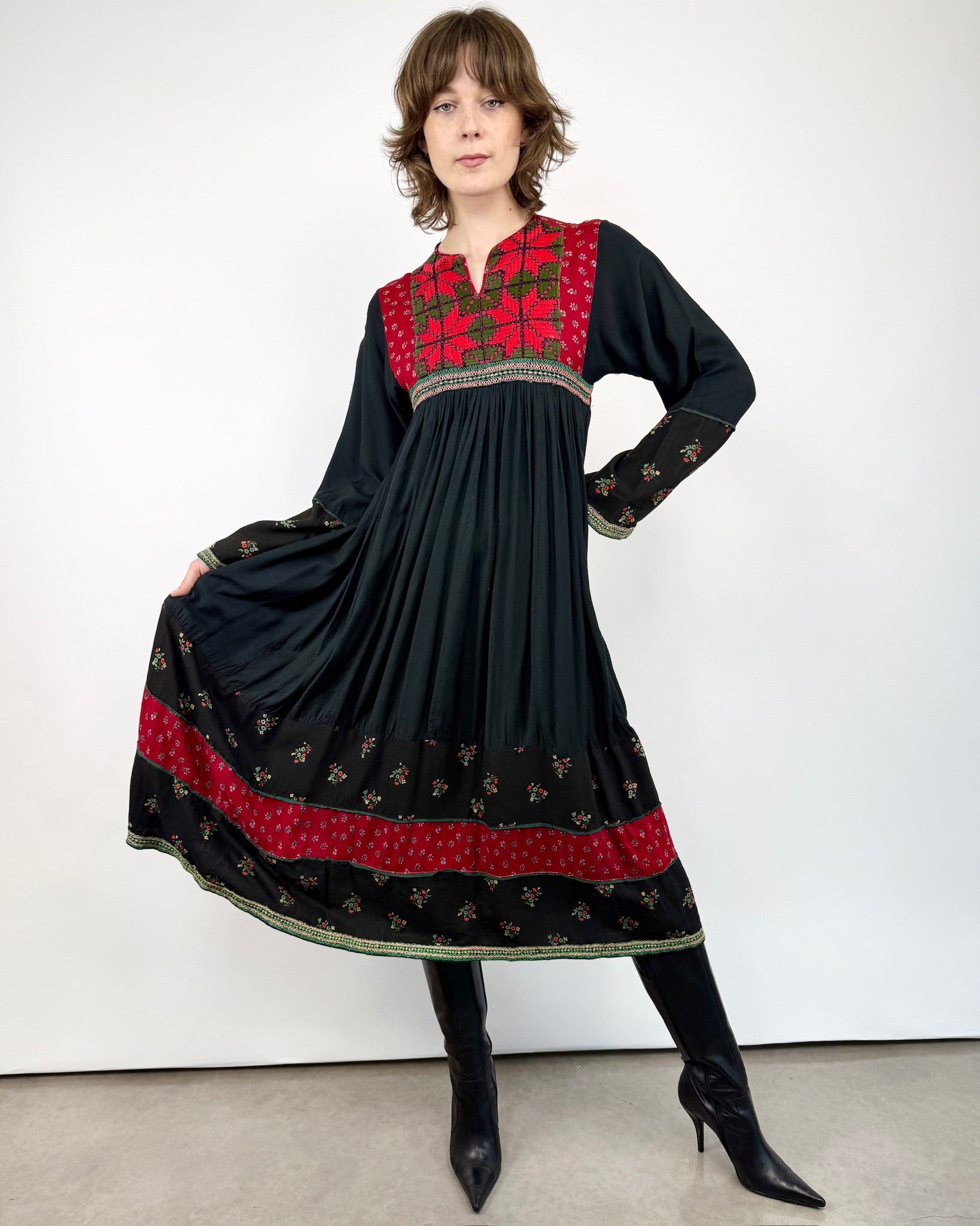 Artisana Embroidered Maxi Dress