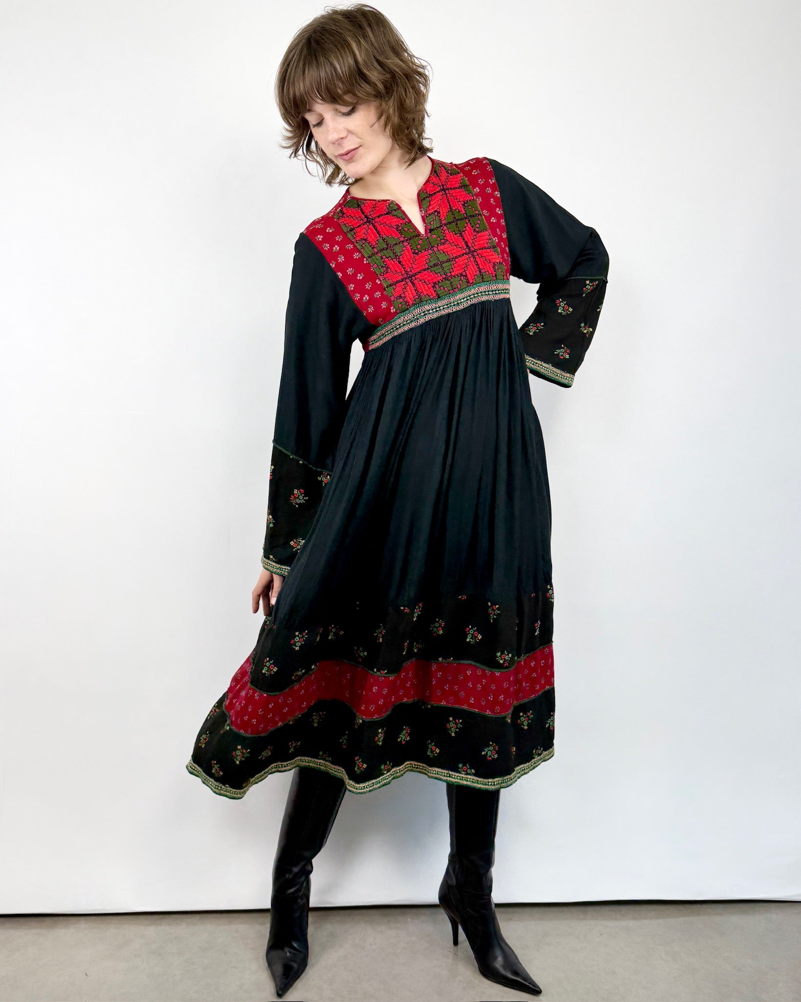 Artisana Embroidered Maxi Dress