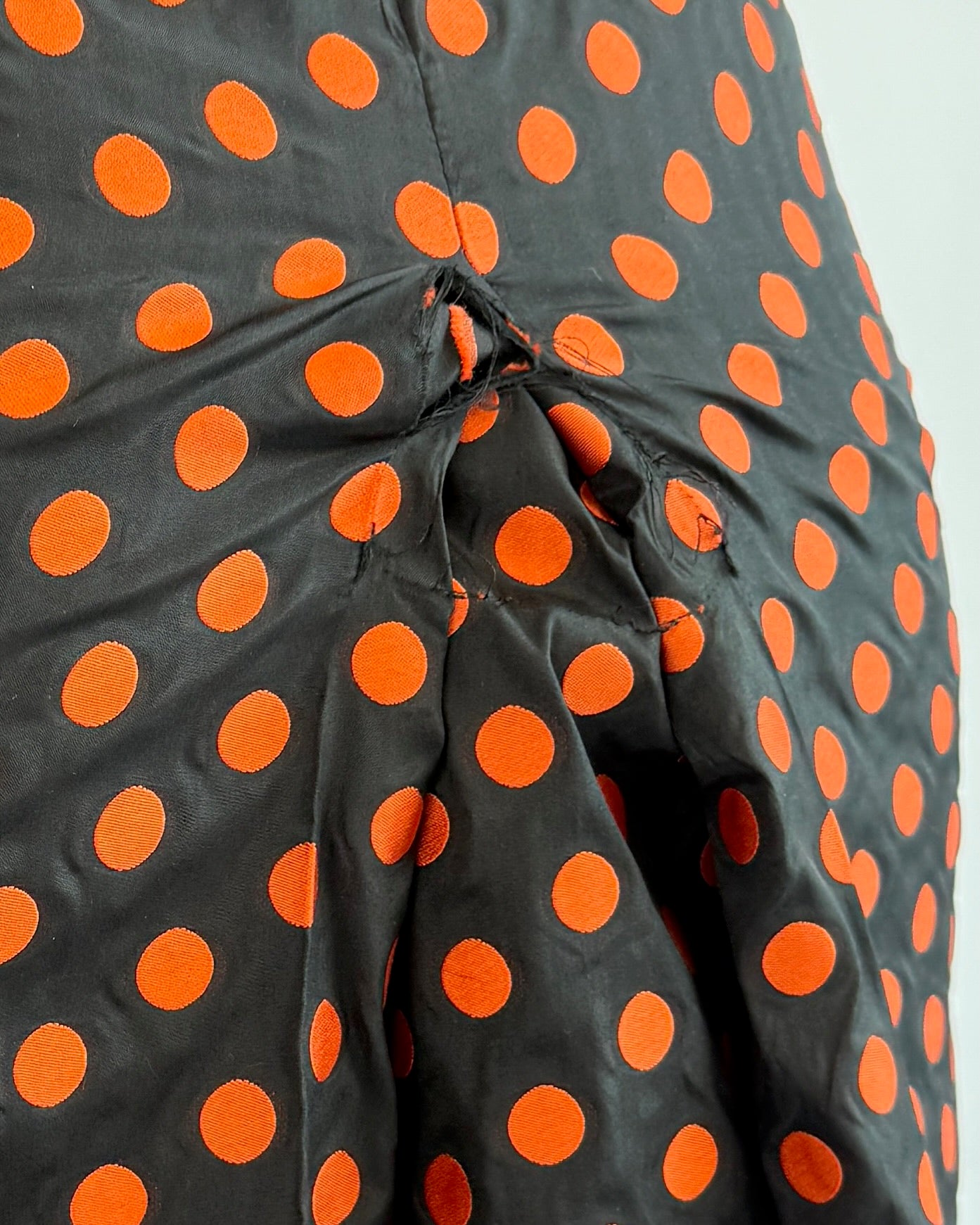 Miu Miu Spotted Maxi Dress