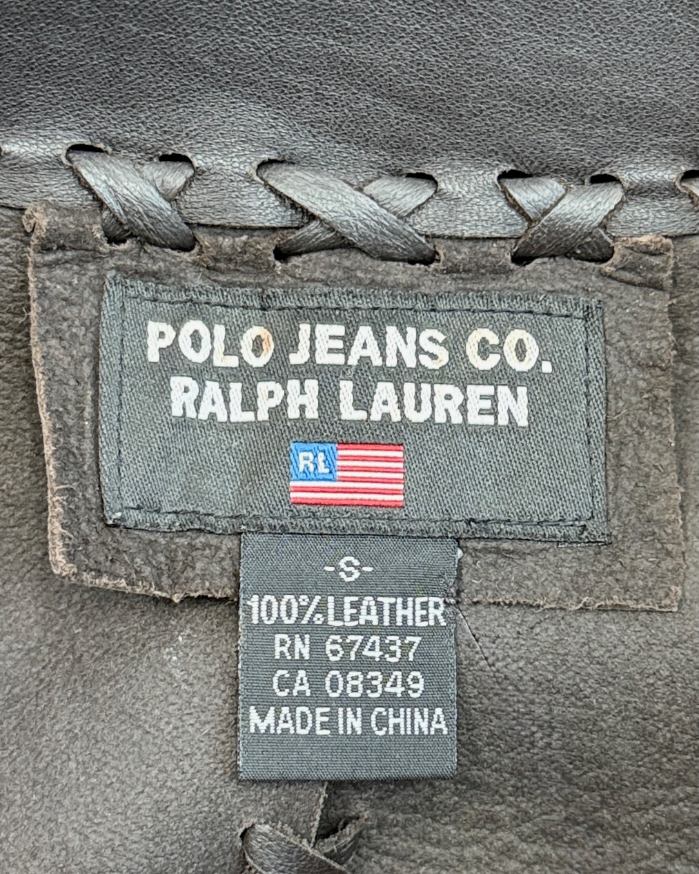 Polo Jeans Co. Ralph Lauren Leather Jacket