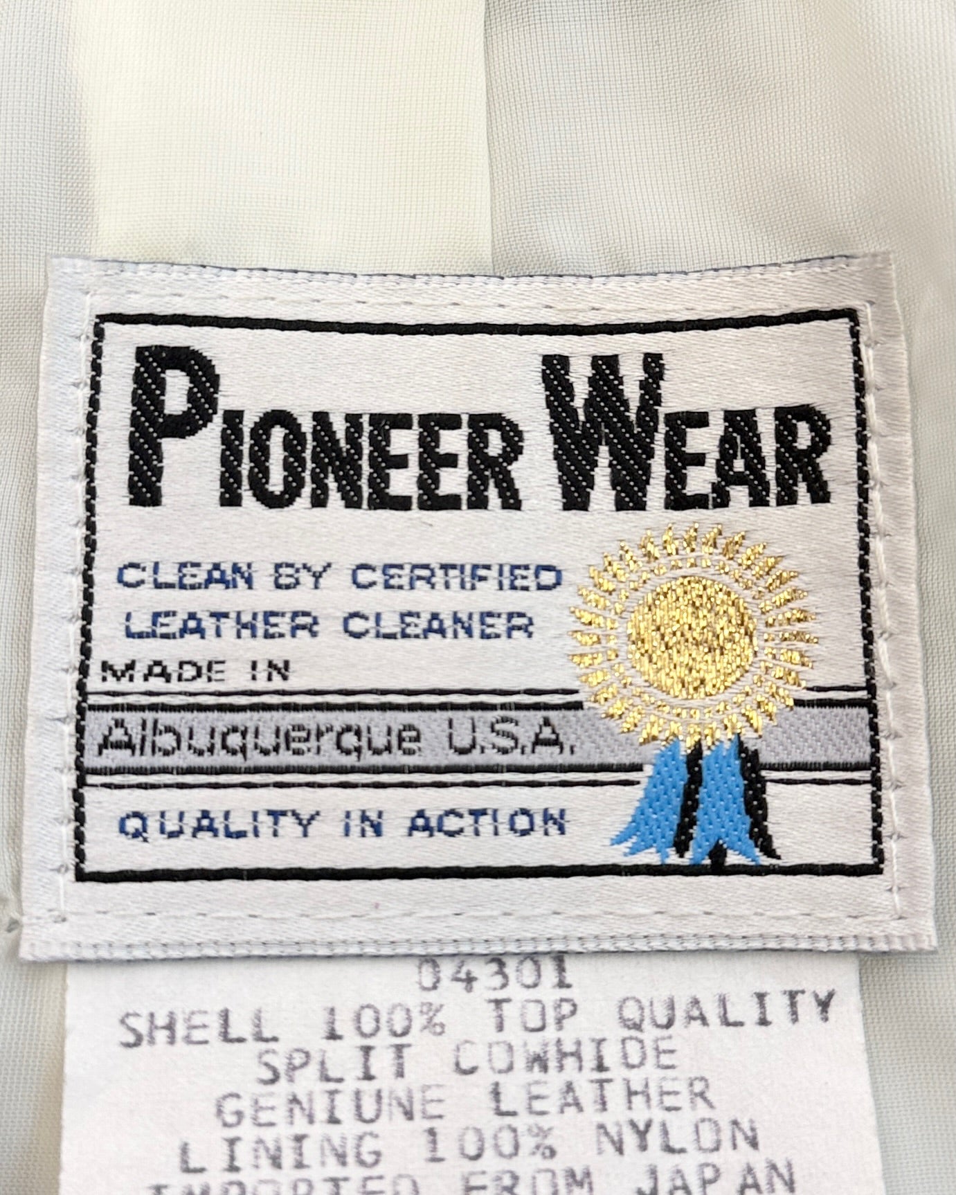 Pioneer Wear Ice Blue Fringe Jacket