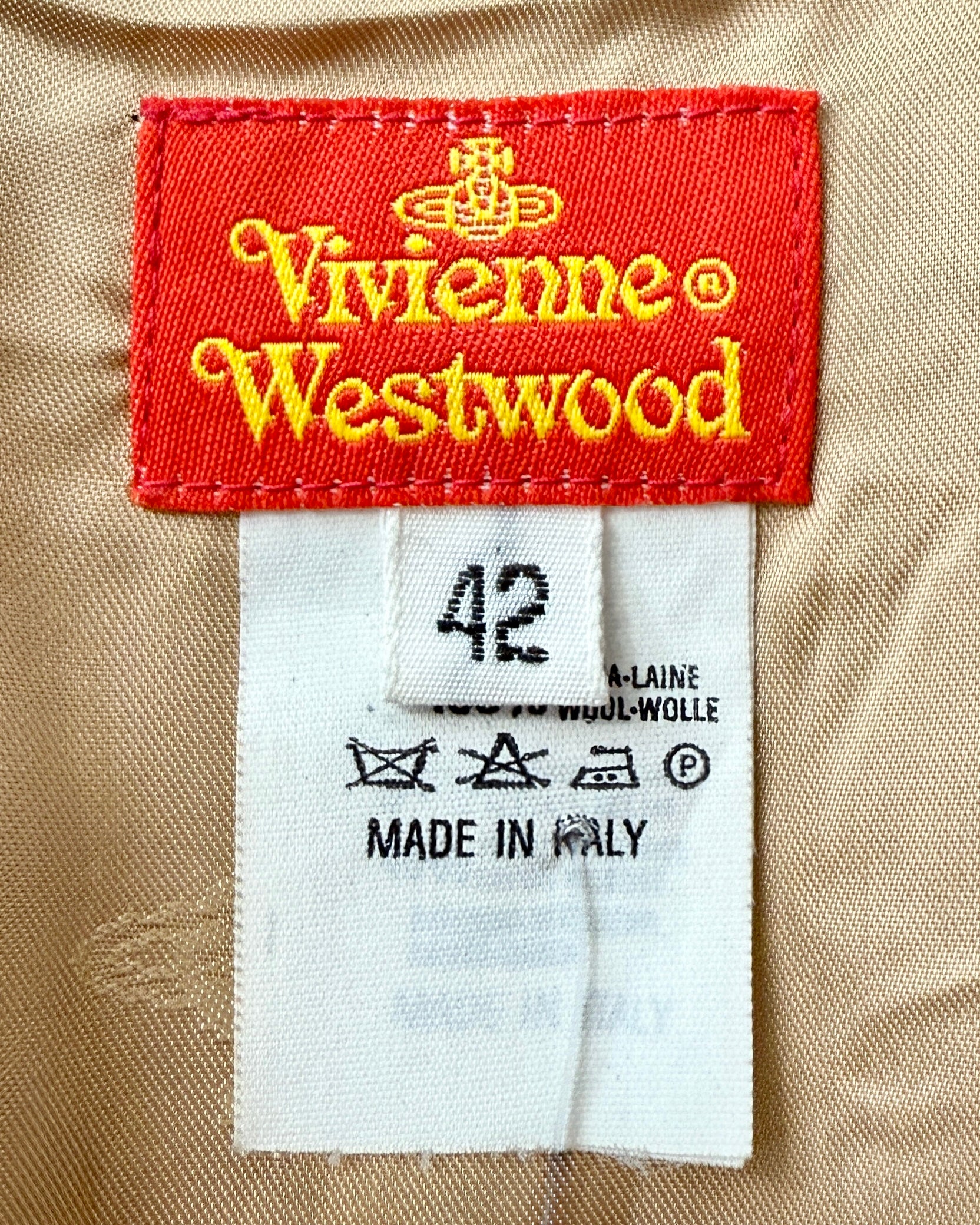 Vivienne Westwood Wool Plaid Skirt