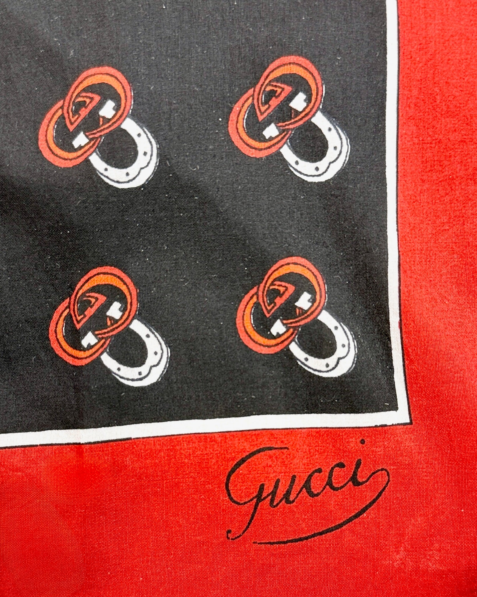 Gucci Horsebit Silk Scarf