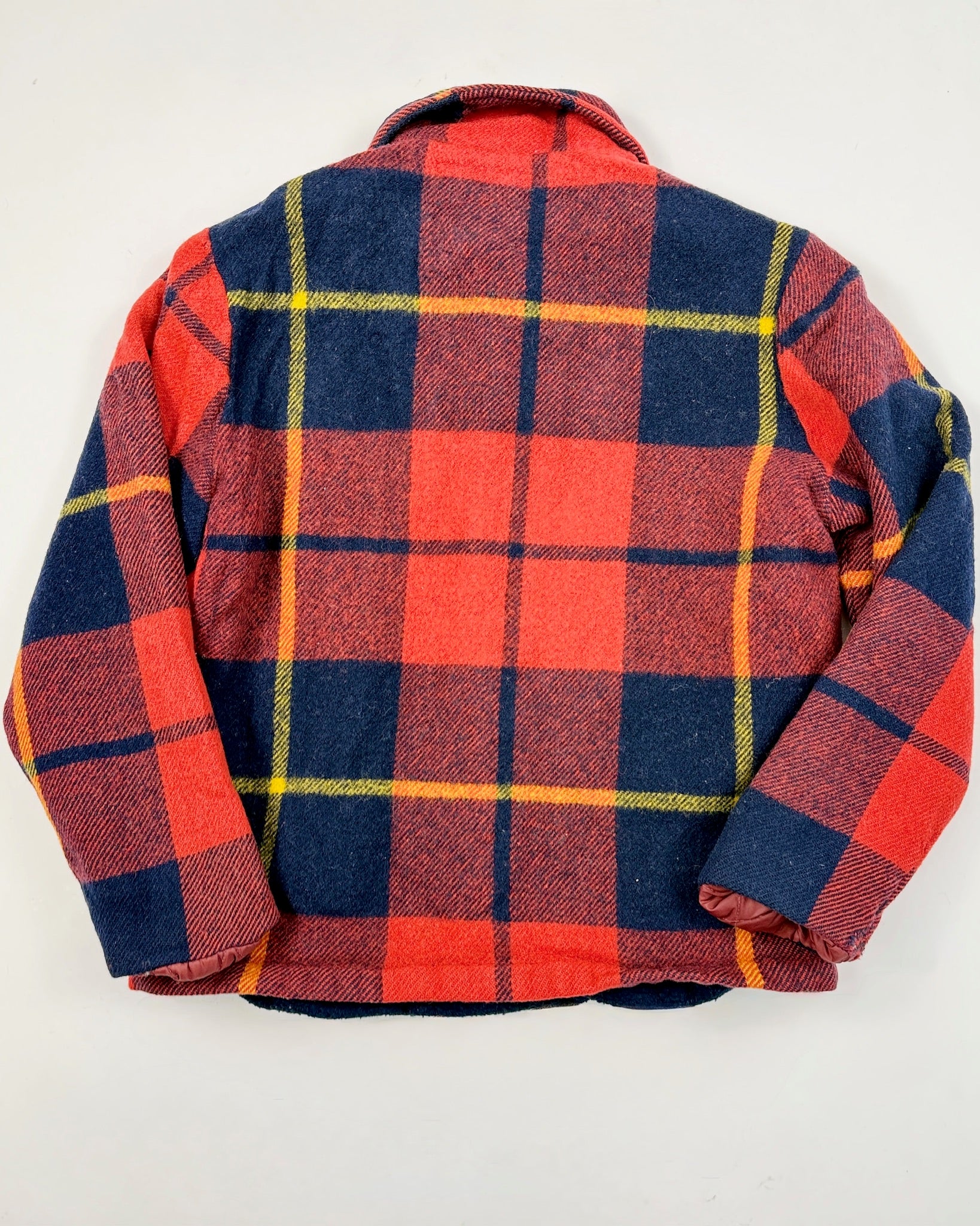 Wool Lined Plaid Jacket