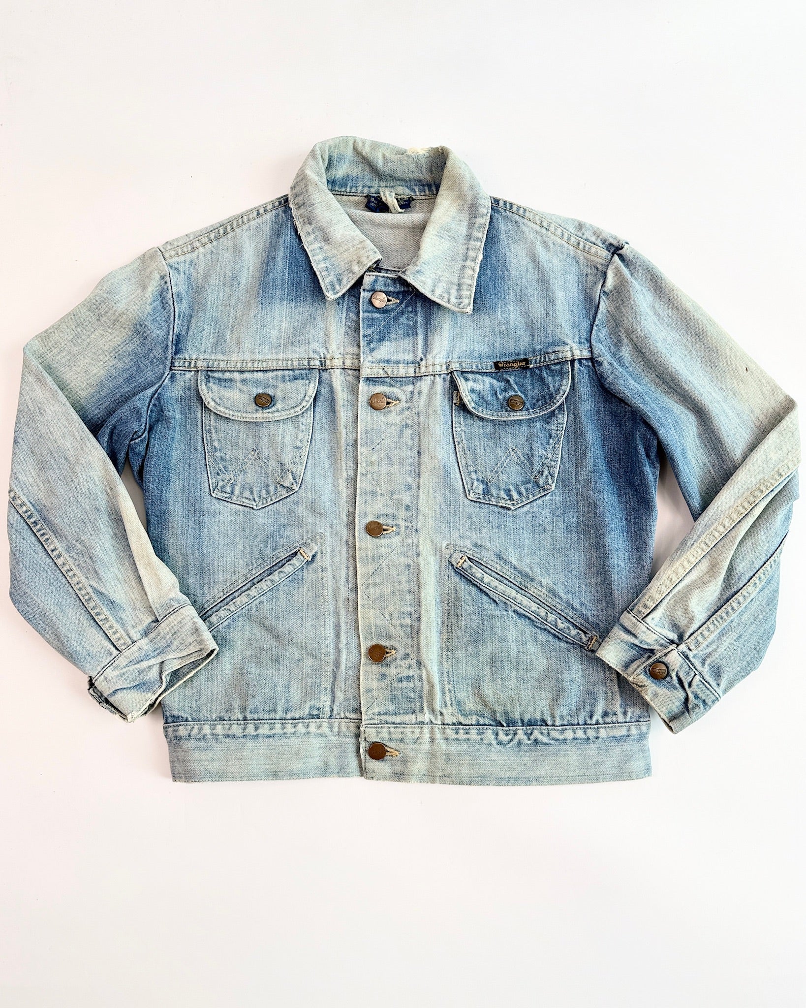 Perfectly Faded Wrangler Denim Jacket