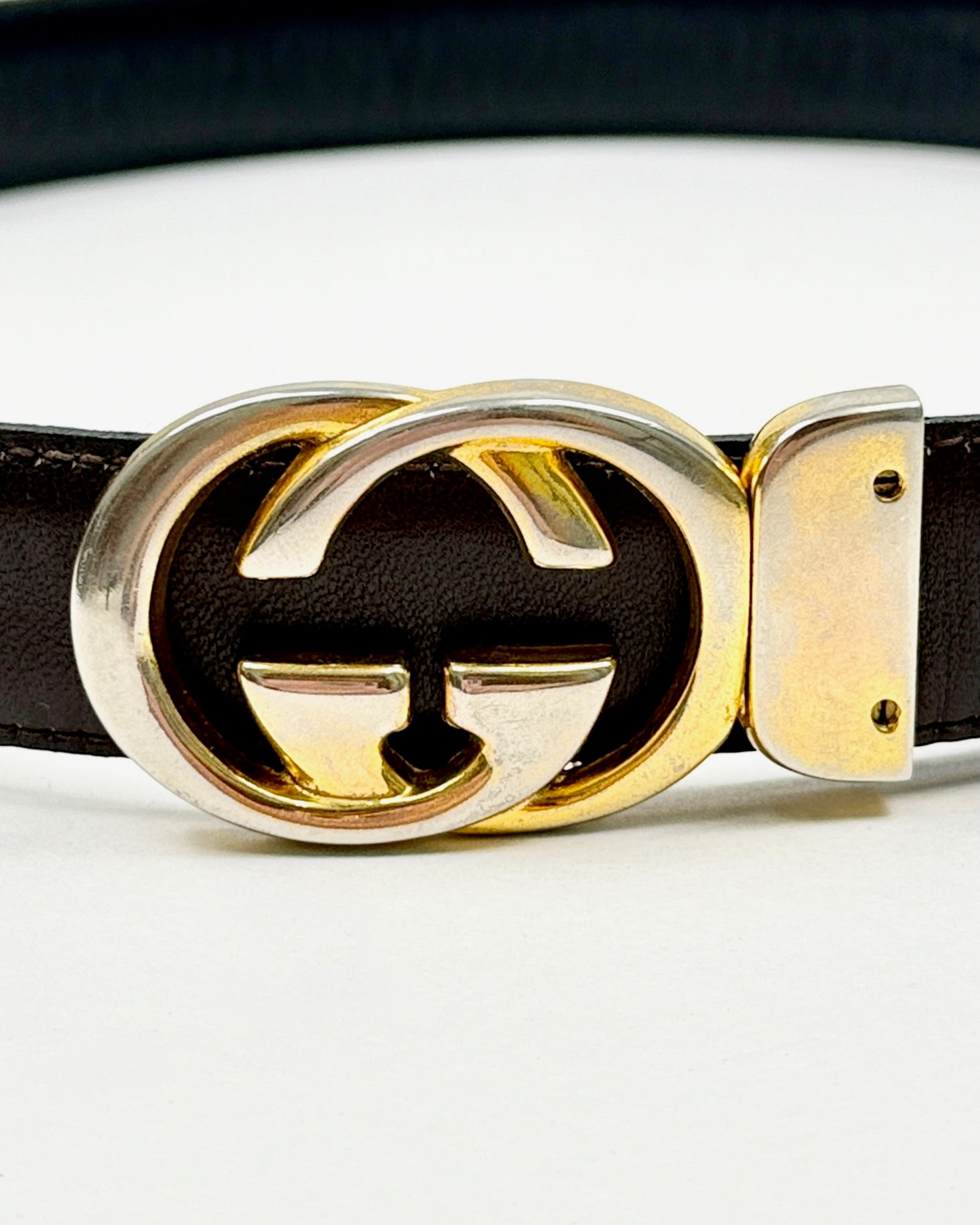 Gucci Black Logo Belt