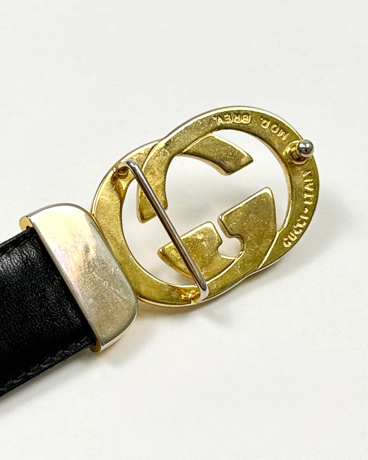 Gucci Black Logo Belt