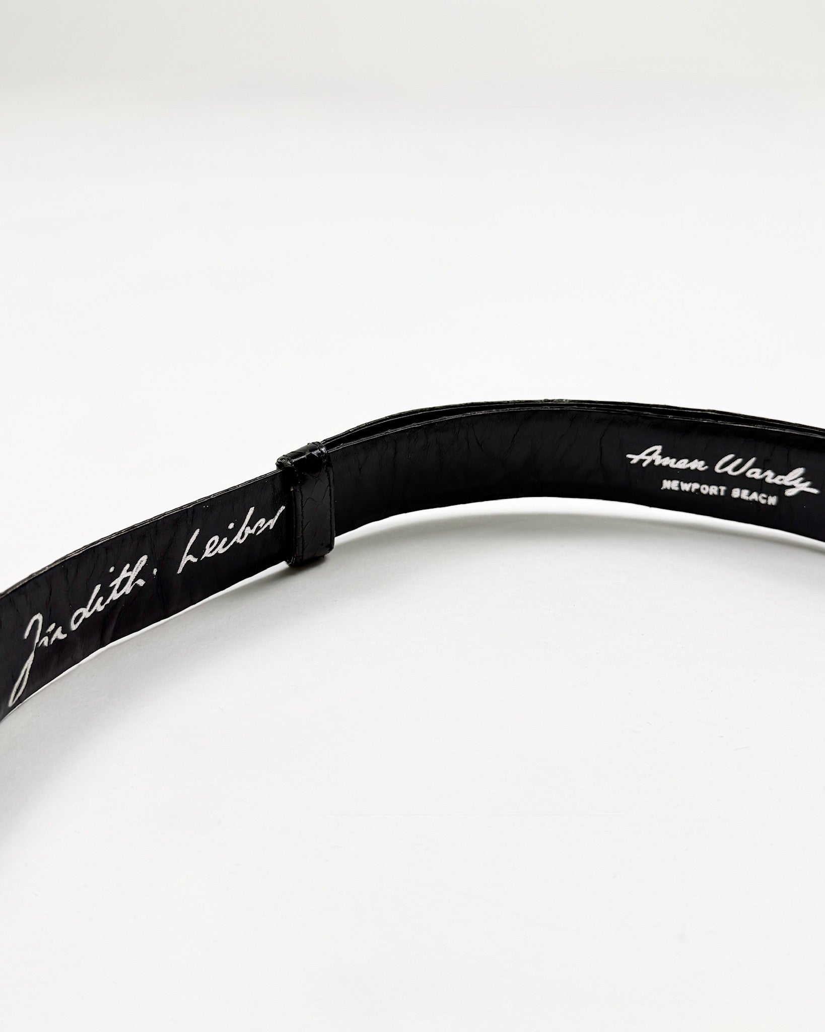 Judith Leiber Black and Red Belt