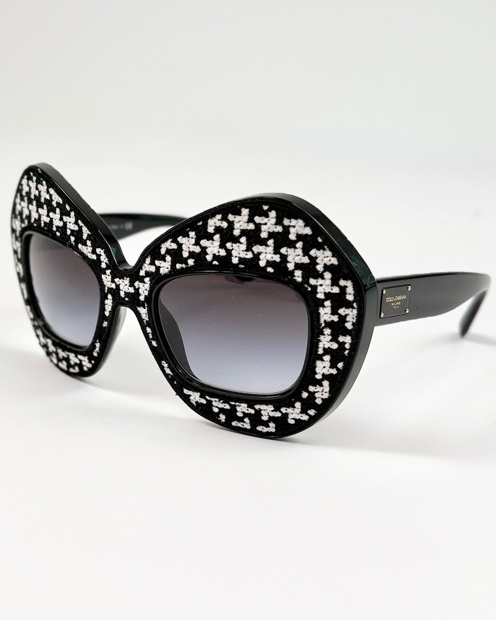 Dolce and Gabbana Tweed Sunglasses