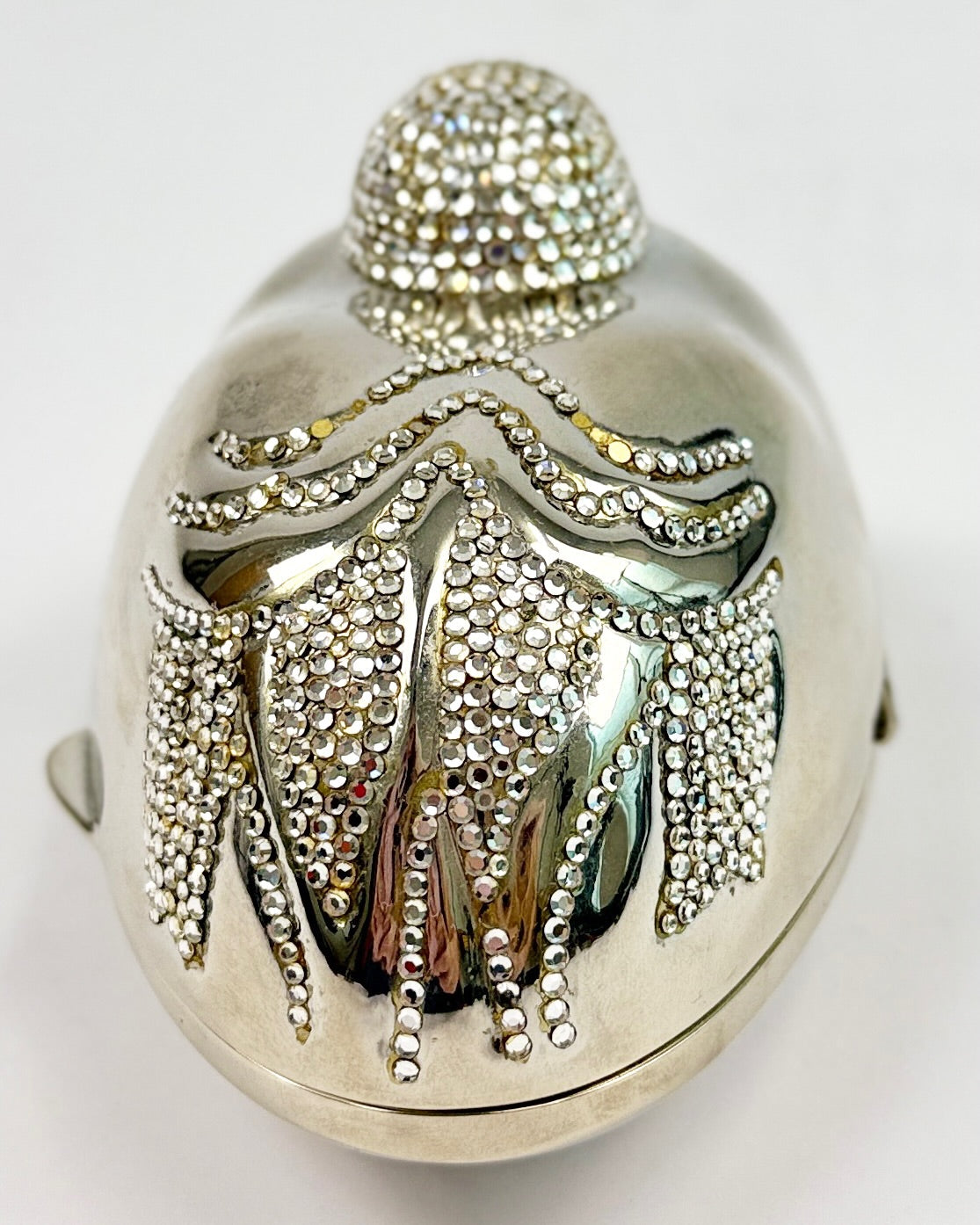 Judith Leiber Silver Dove Minaudiere
