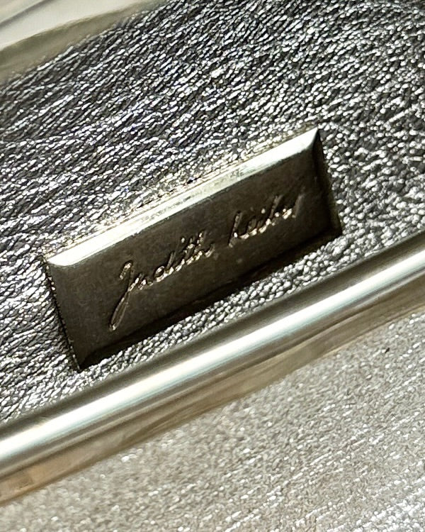 Judith Leiber Silver Dove Minaudiere