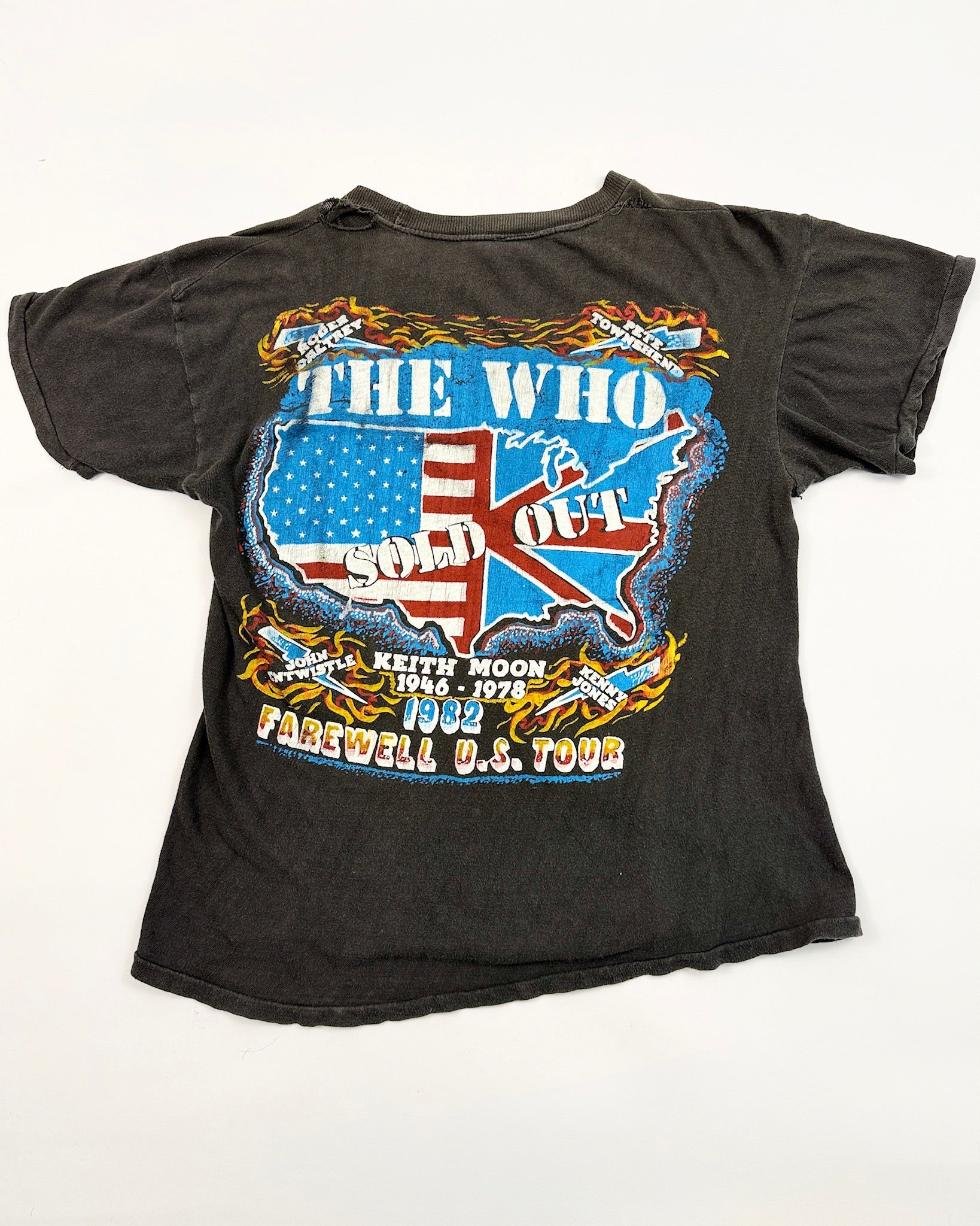 The Who 1982 Farewell Tour Tee