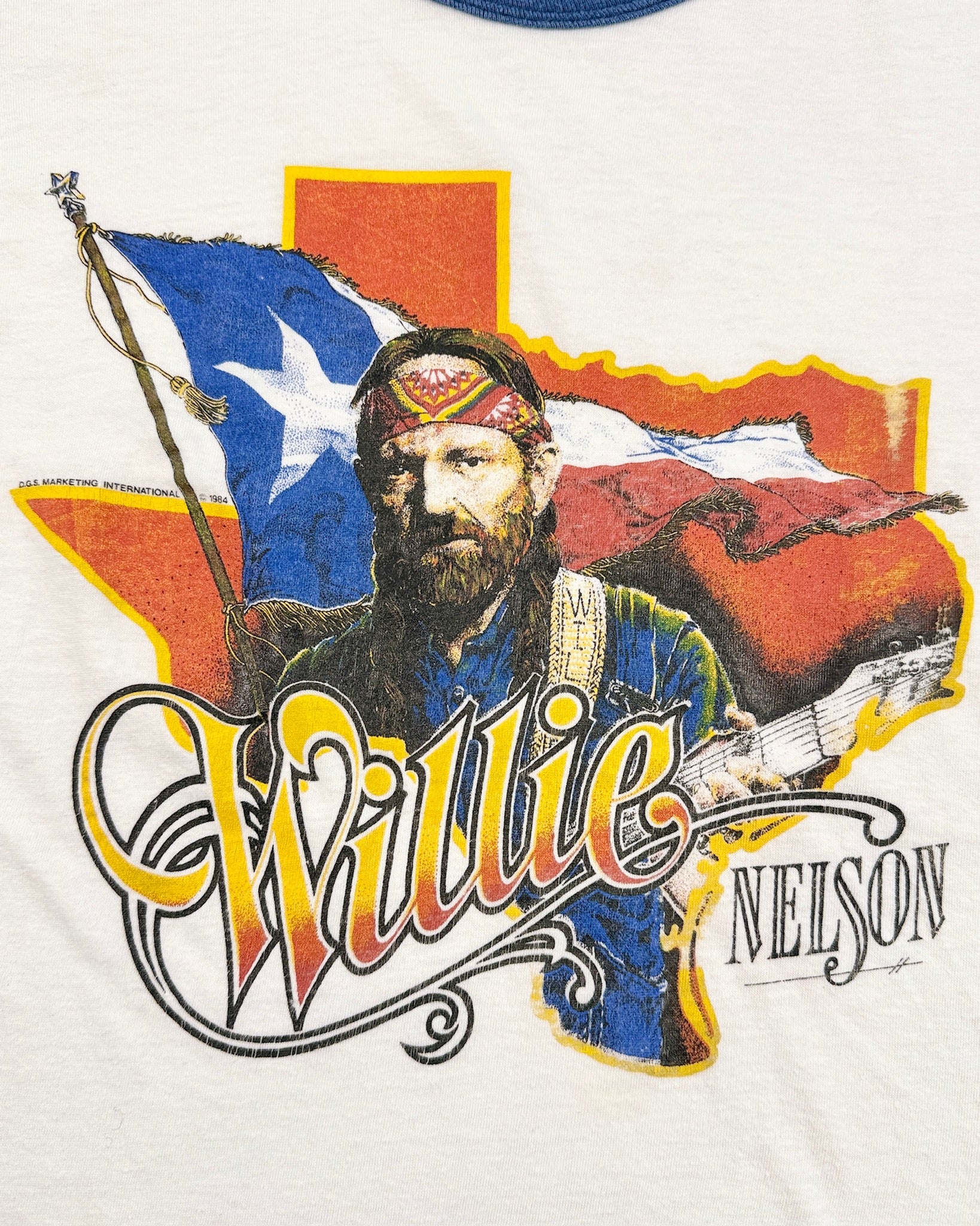 Willie Nelson 1984 Ringer Tee