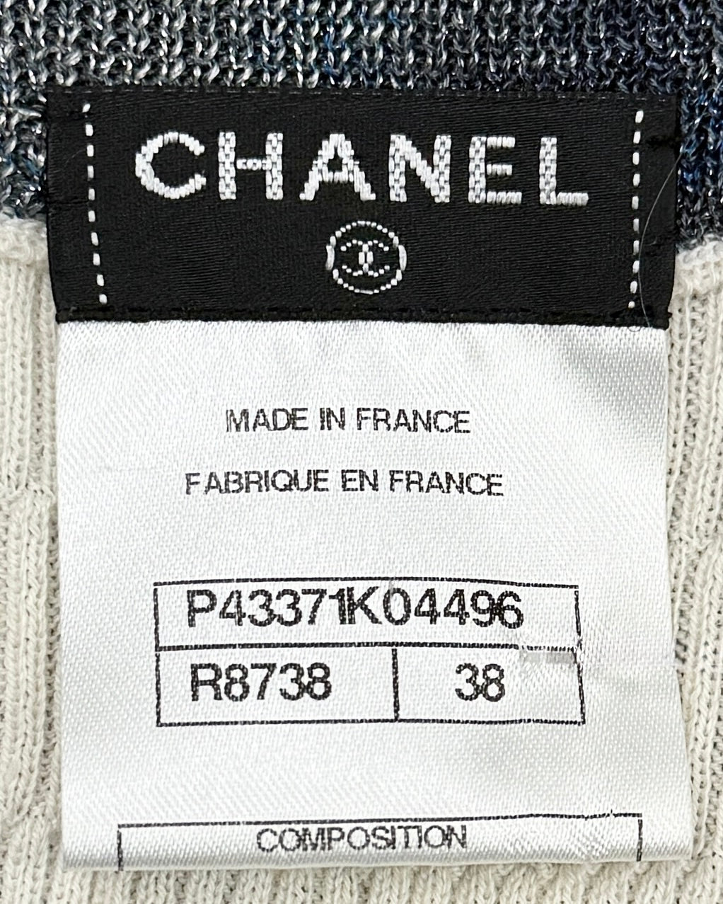 Chanel Tides Like Mine Ribbed Metallic Tank Dress