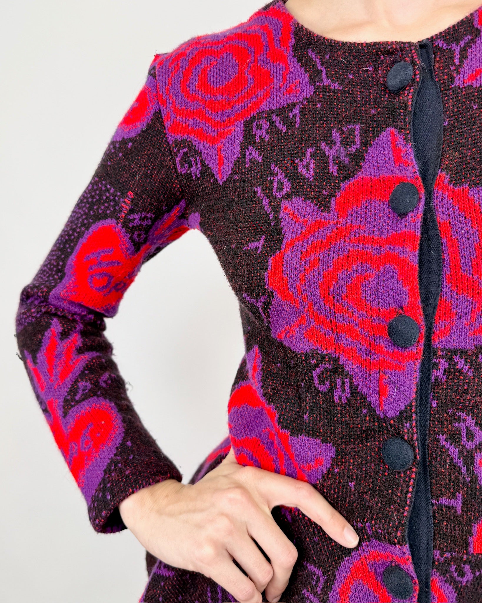 Betsey Johnson Punk Label Peace Knit Mini