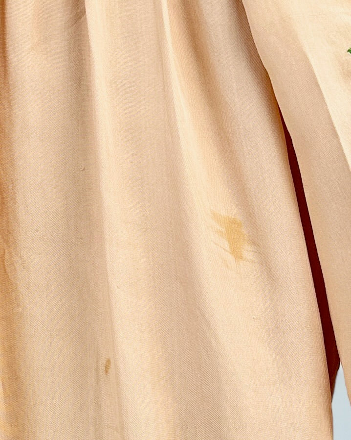 Pale Mauve Embroidered Folk Blouse