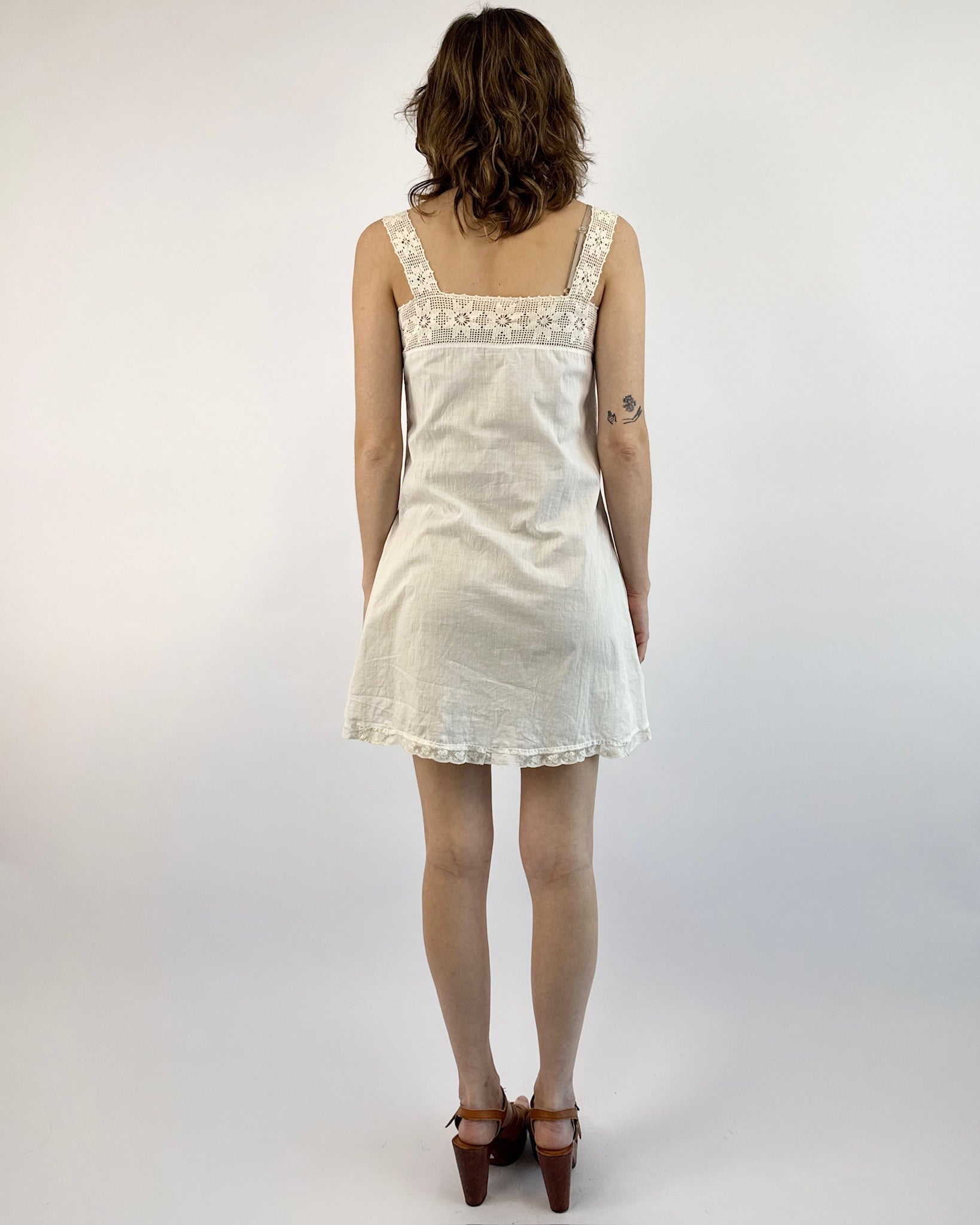 Edwardian Woven Wishes Mini Slip Dress