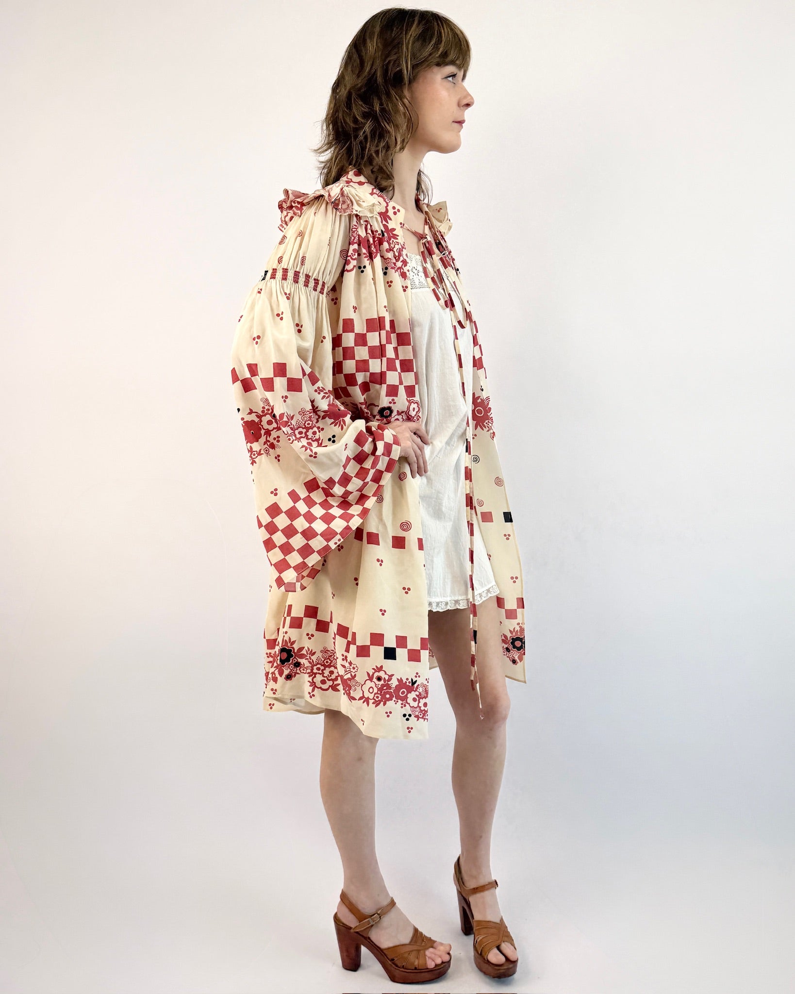 Ossie Clark Check Mate Floral Jacket