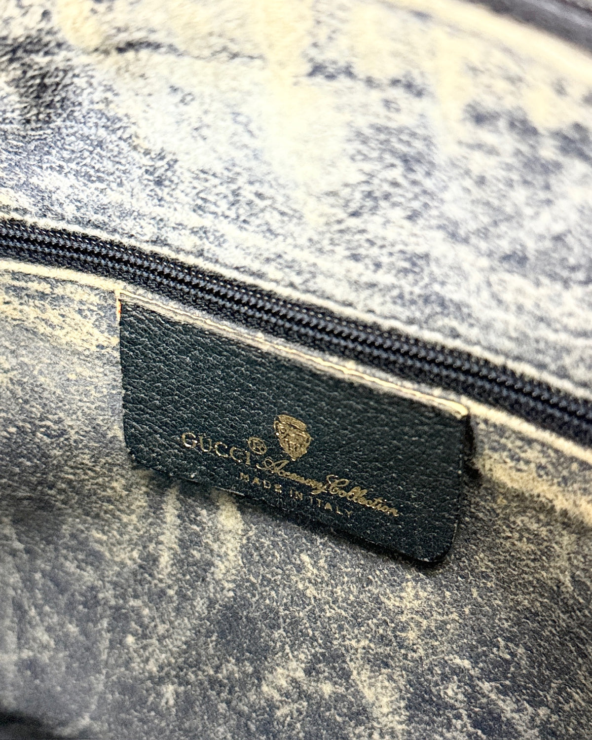 Blue Gucci Boston Bag