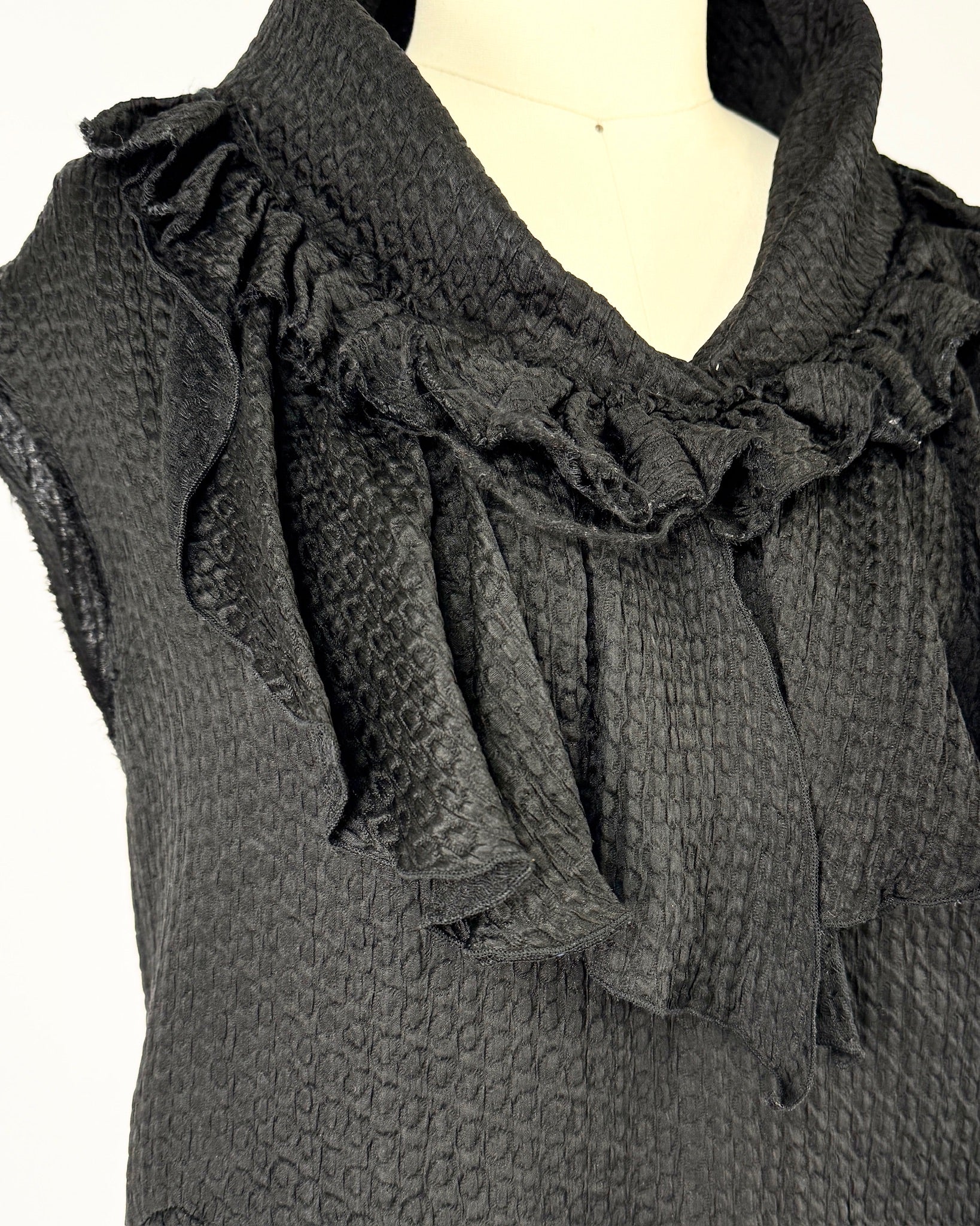 Marni Black Silk Bow Blouse