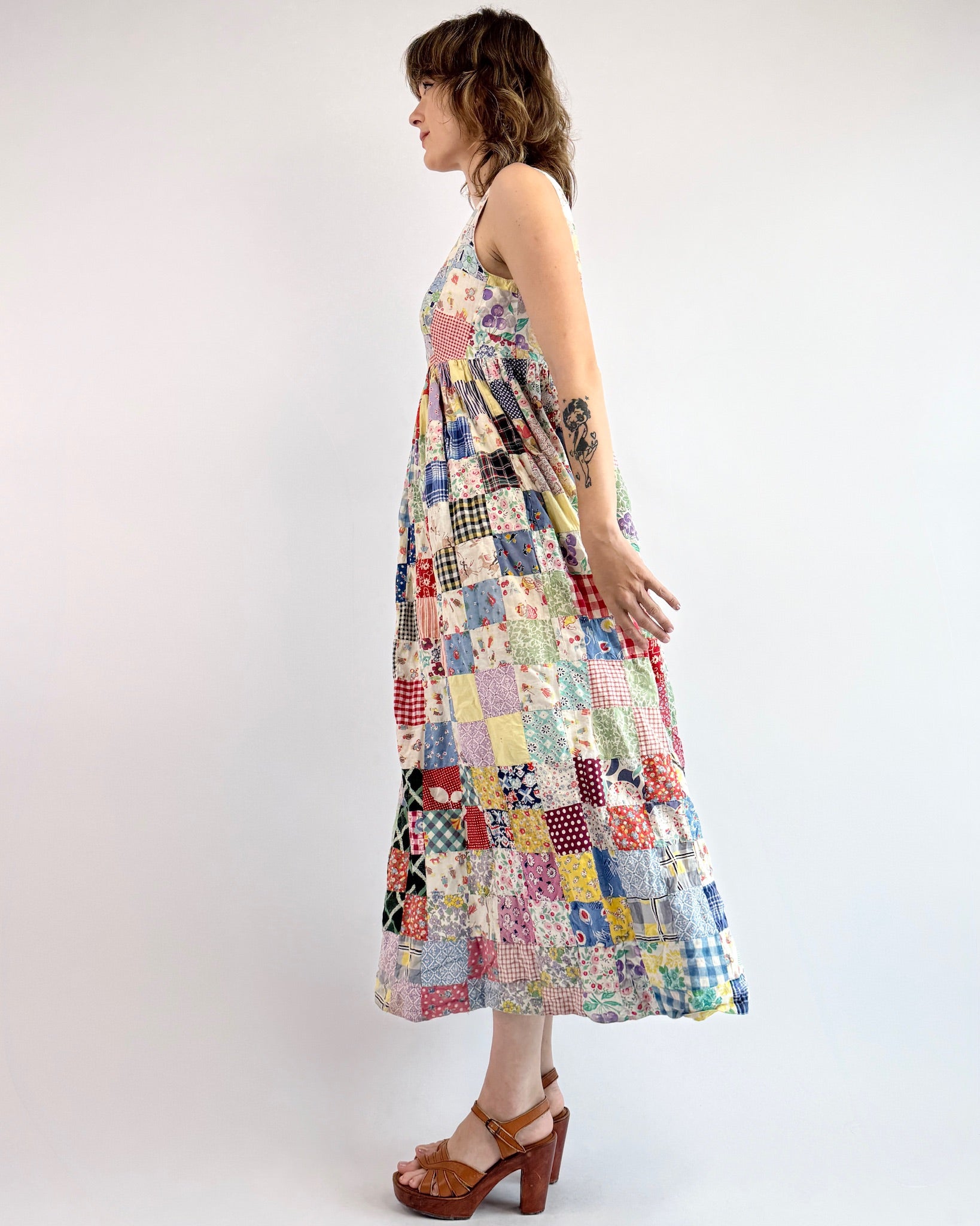 Quilt While You're Ahead Patchwork Maxi Dress