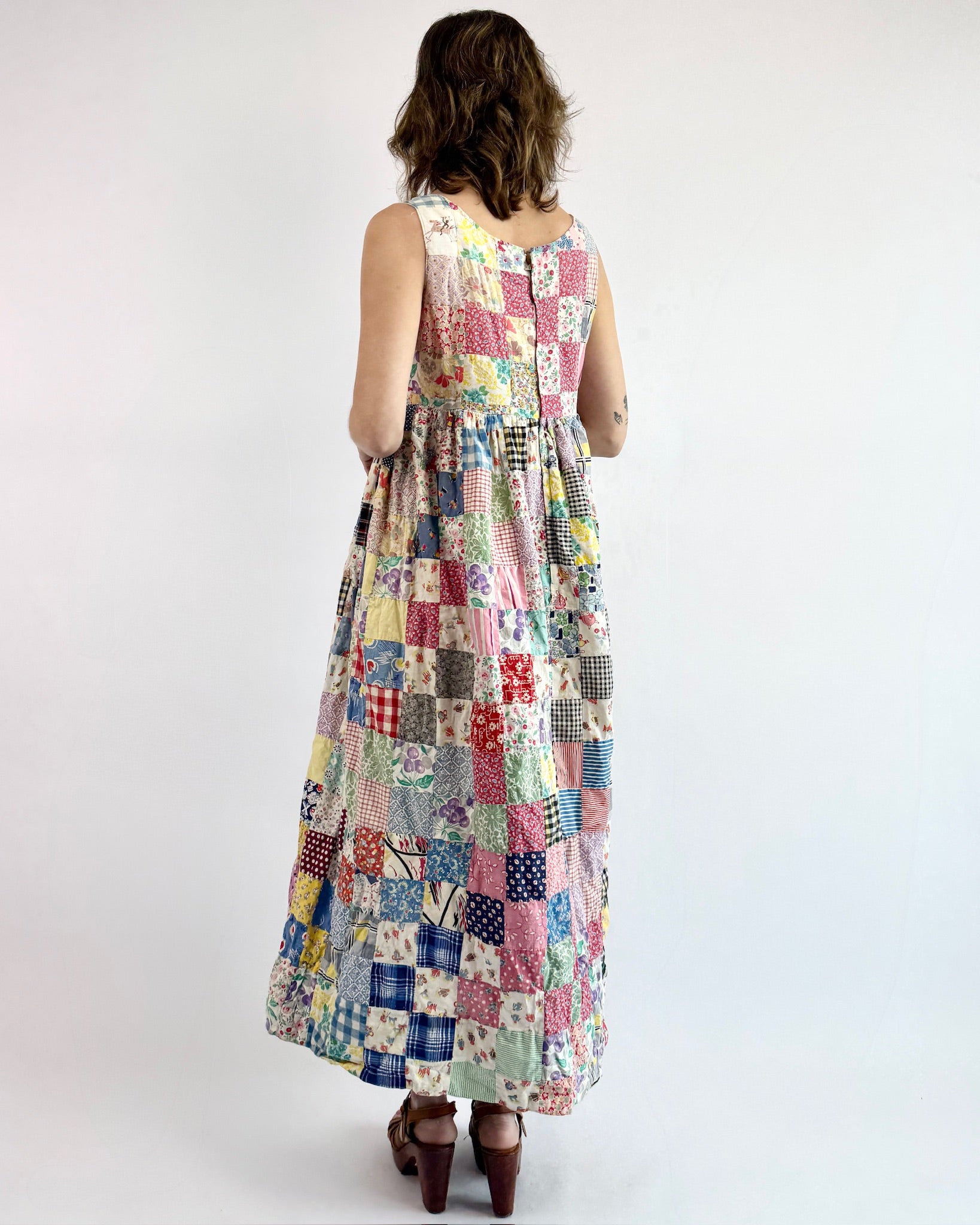 Quilt While You're Ahead Patchwork Maxi Dress